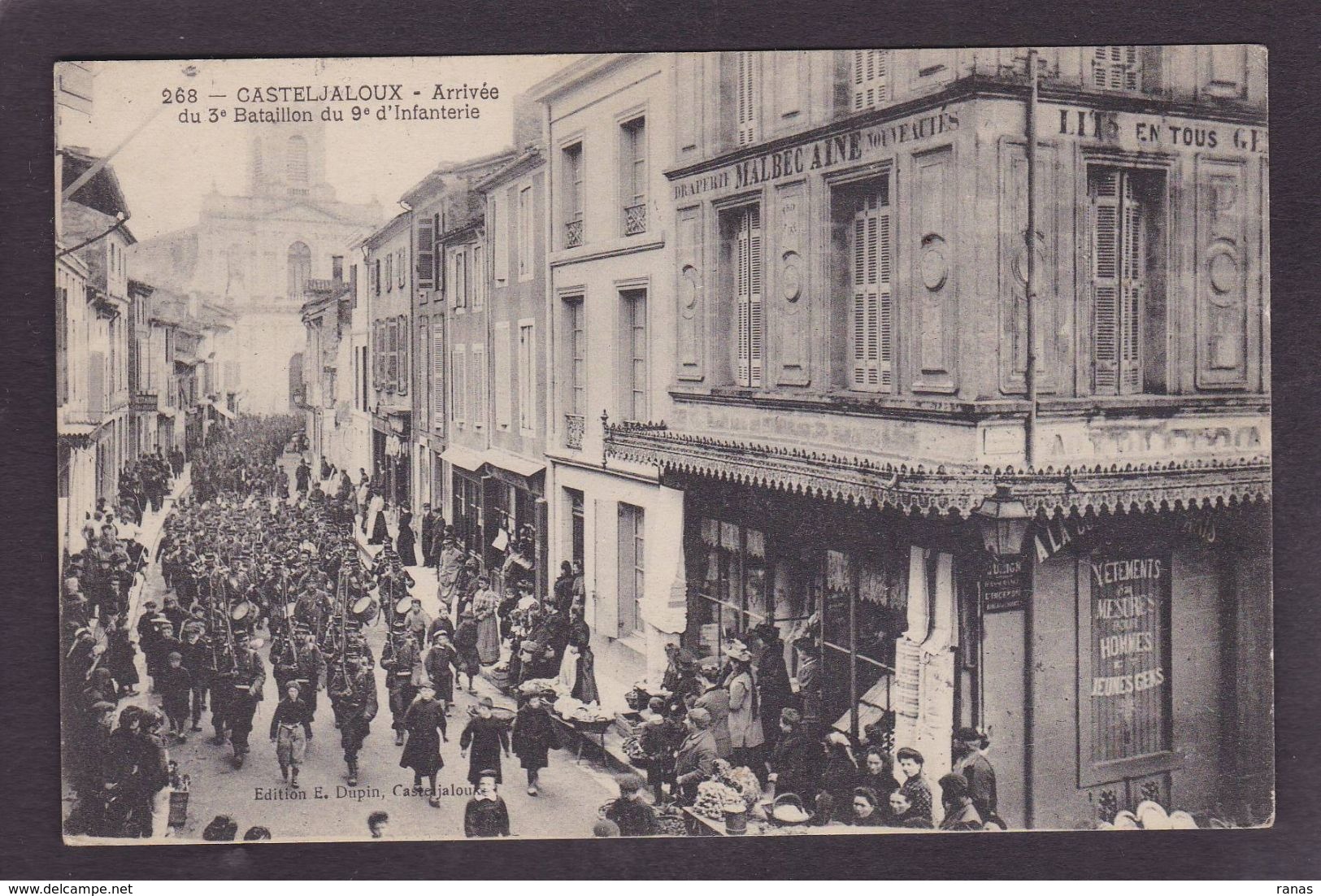 CPA Lot Et Garonne 47 Casteljaloux Commerce Shop Circulé - Casteljaloux