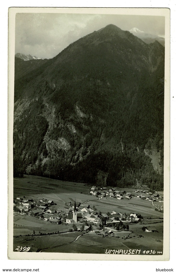 Ref 1377  - Real Photo Postcard - Umhausen  Village - Tirol  Tyrol - Austria. - Umhausen