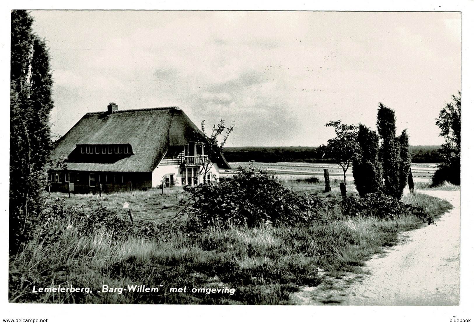 Ref 1377  - Real Photo Postcard - Barg-Willem Lemelerberg Netherlands - Superb Ommen Meter Mark - Unusual On A Postcard - Ommen