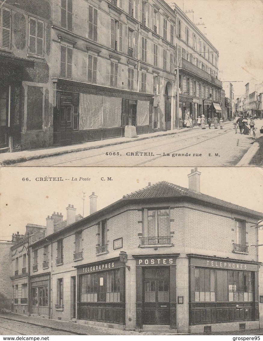 CRETEIL GRANDE RUE + LA POSTE - Creteil