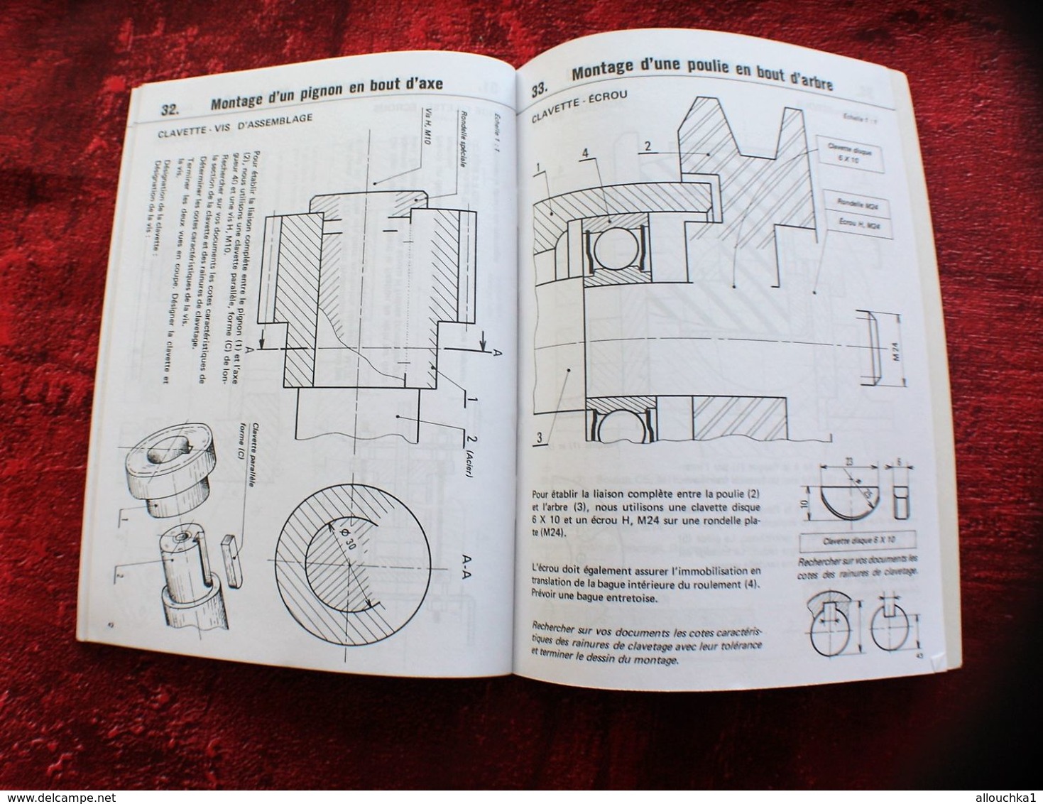 EXERCICES RAPIDES DE DESSIN INDUSTRIEL --LES ÉLÉMENTS DE LIAISON TECHNOLOGIE DE CONSTRUCTION CAHIER N° 5