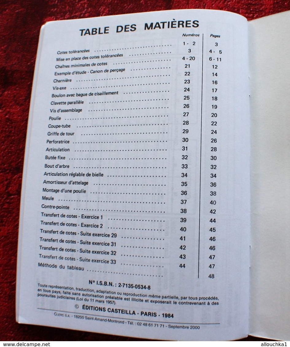 EXERCICES RAPIDES DE COTATION FONCTIONNELLE TECHNOLOGIE DE CONSTRUCTION CAHIER N° 4