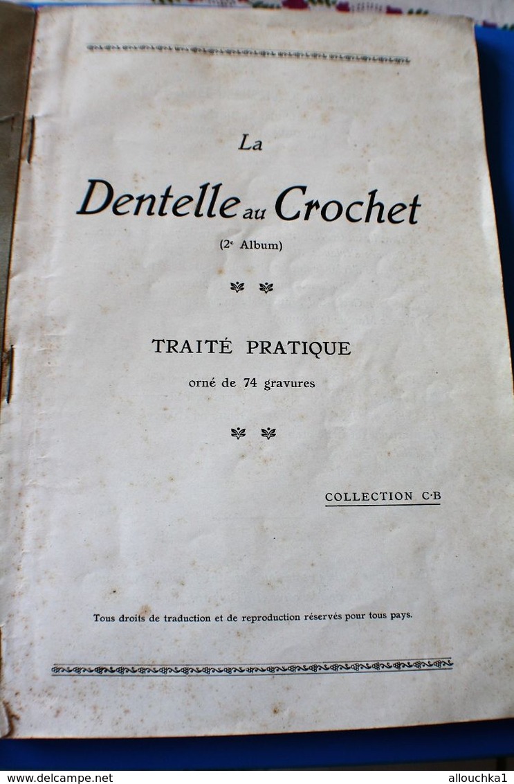 La Dentelle Crochet Collection CARTIER-BRESSON Album Illustré 74 Gravuresw Ouvrage De Dames  Loisir Créatif Scrapbooking - Scrapbooking