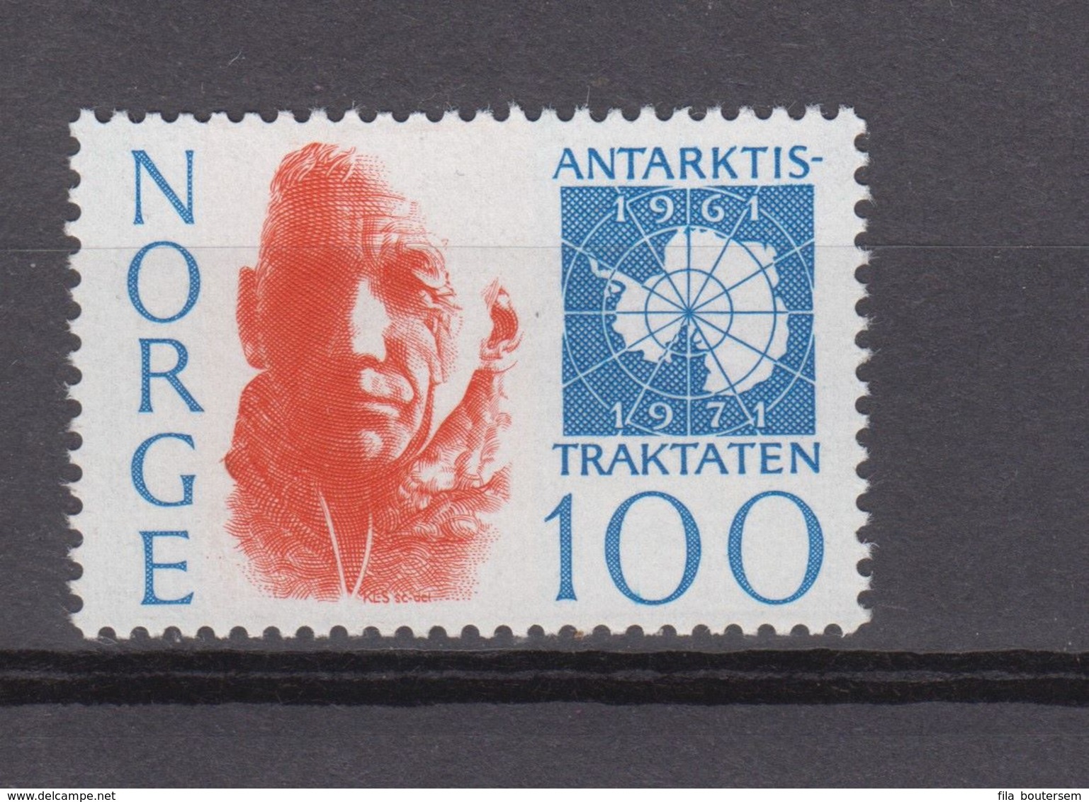 NORGE / NORWAY - OSLO 1971. ANTARKTIS TRAKTATEN, ANTARCTIQUE EXPEDITION - Traité Sur L'Antarctique