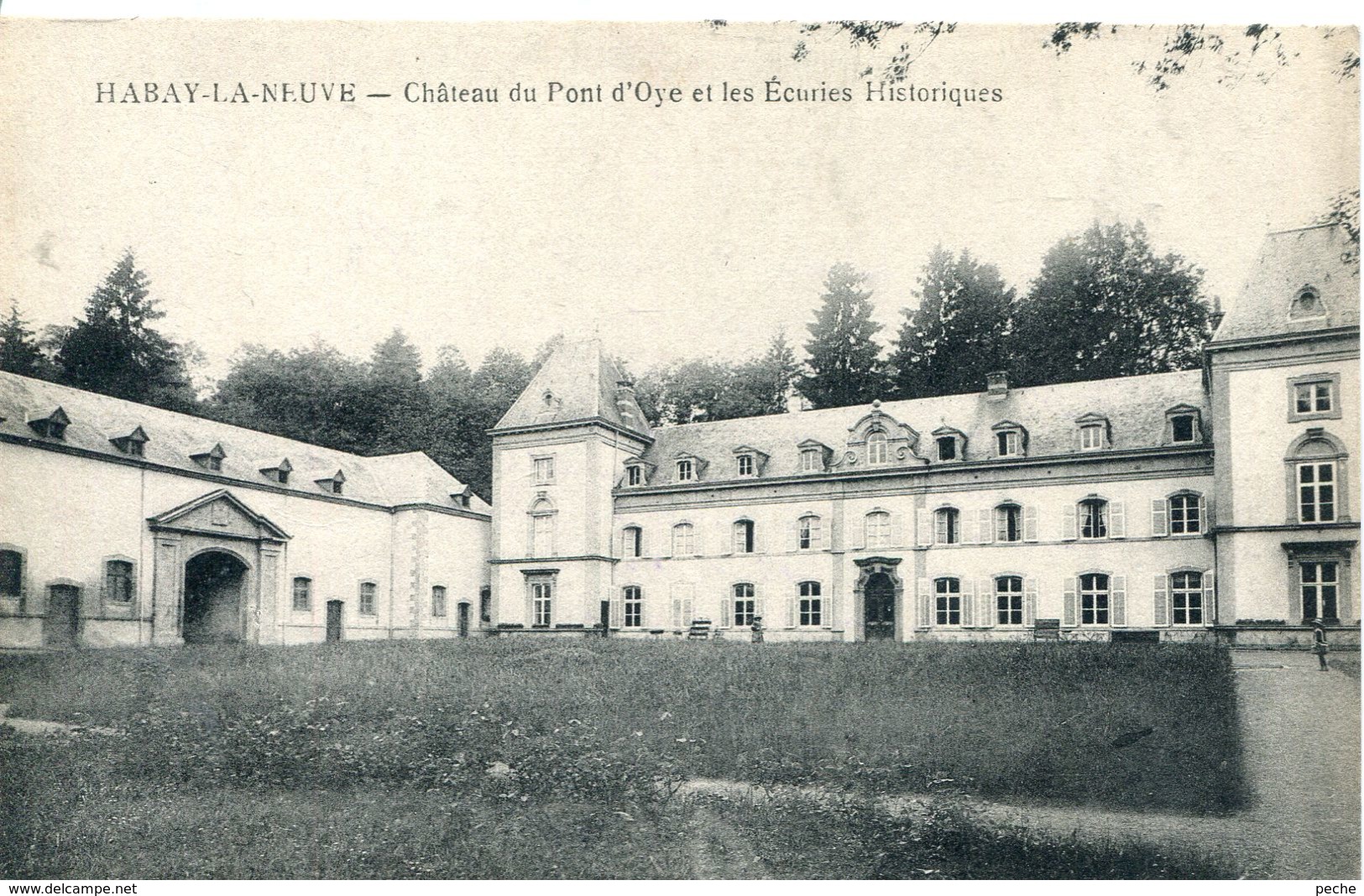 N°1355 R -cpa Habay La Neuve -château Du Pont D'Oye Et Les écuries Historiques- - Habay