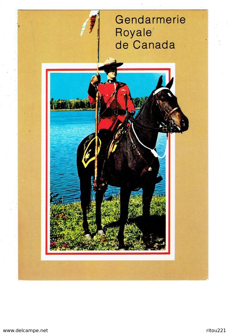 Cpm - Gendarme à Cheval / Officer On Horse. Gendarmerie Royale Du Canada - Cartes Modernes