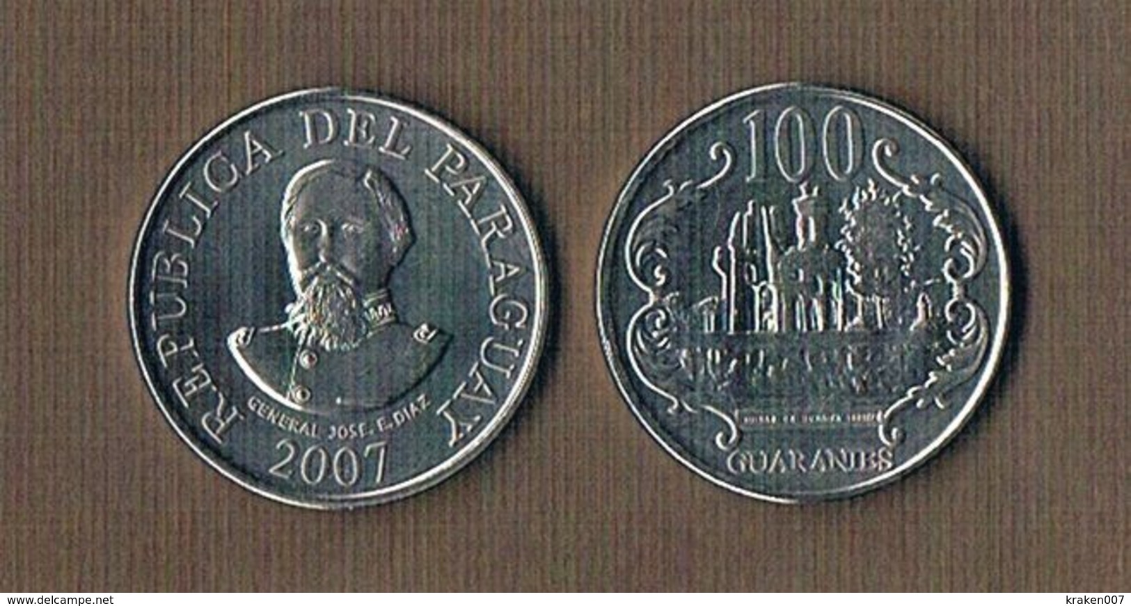 Paraguay - 100 Guaranies 2007 - UNC - Paraguay