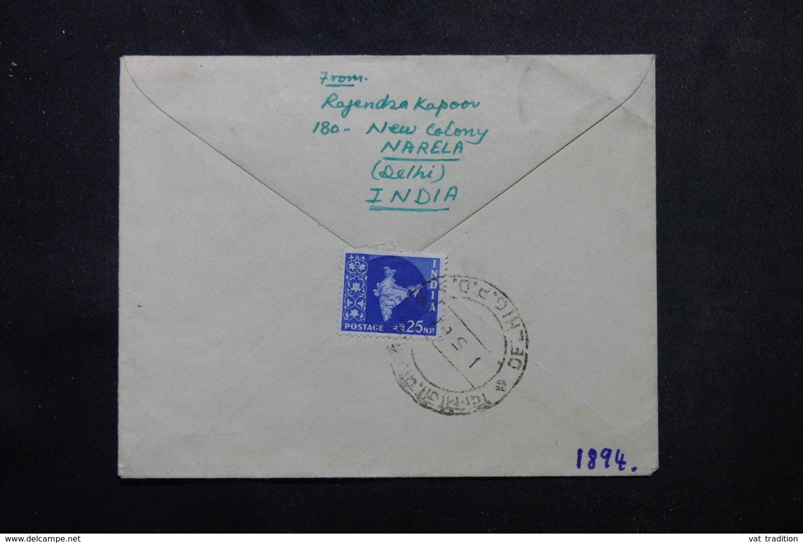 INDE - Entier Postal + Compléments De Narela  Pour Le Danemark En 1967 - L 63960 - Buste