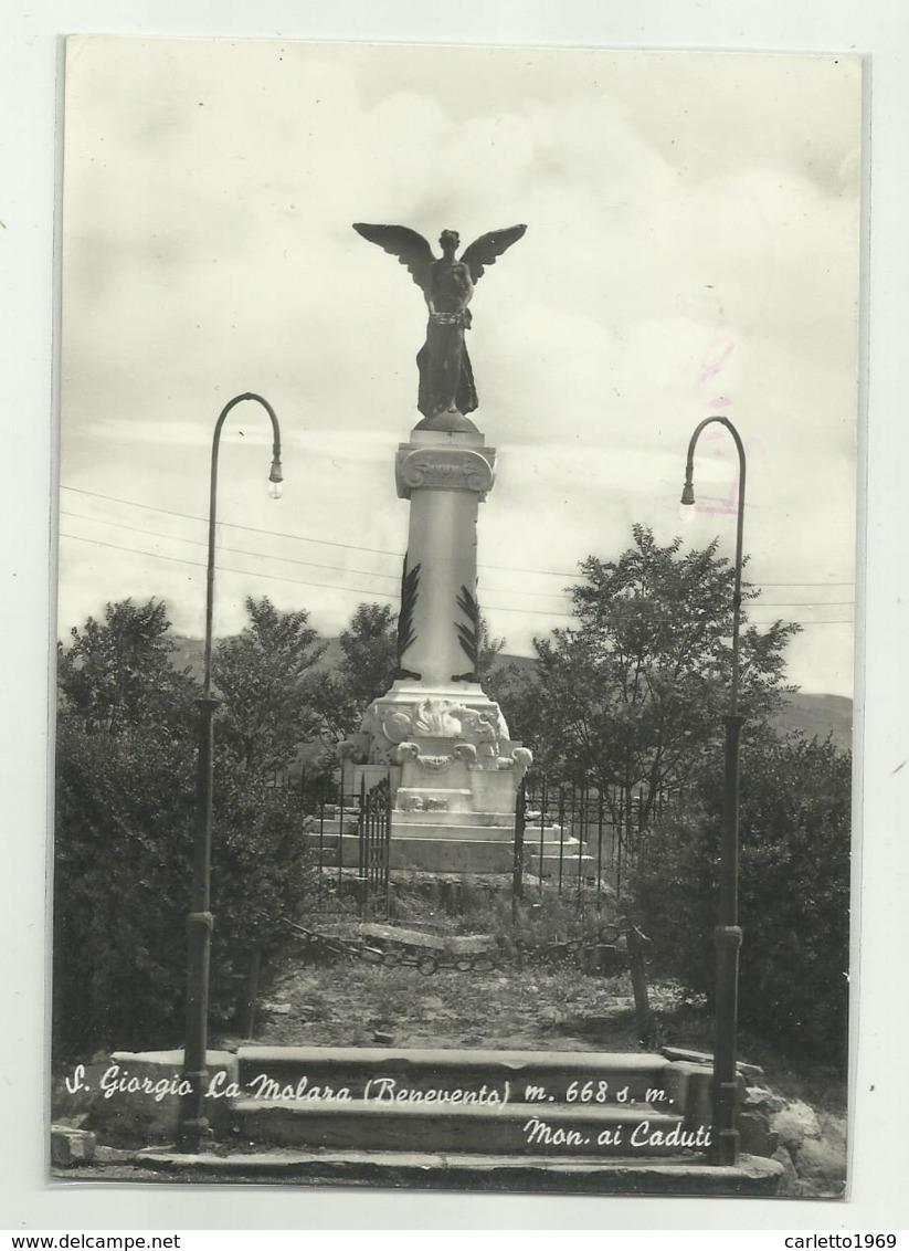 S.GIORGIO LA MOLARA - MONUMENTO AI CADUTI  - VIAGGIATA   FG - Benevento