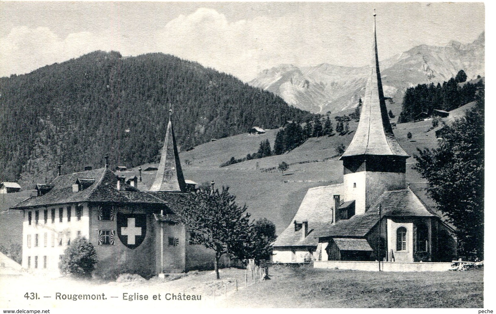 N°1387 R -cpa Rougemont -église Et Château- - Rougemont