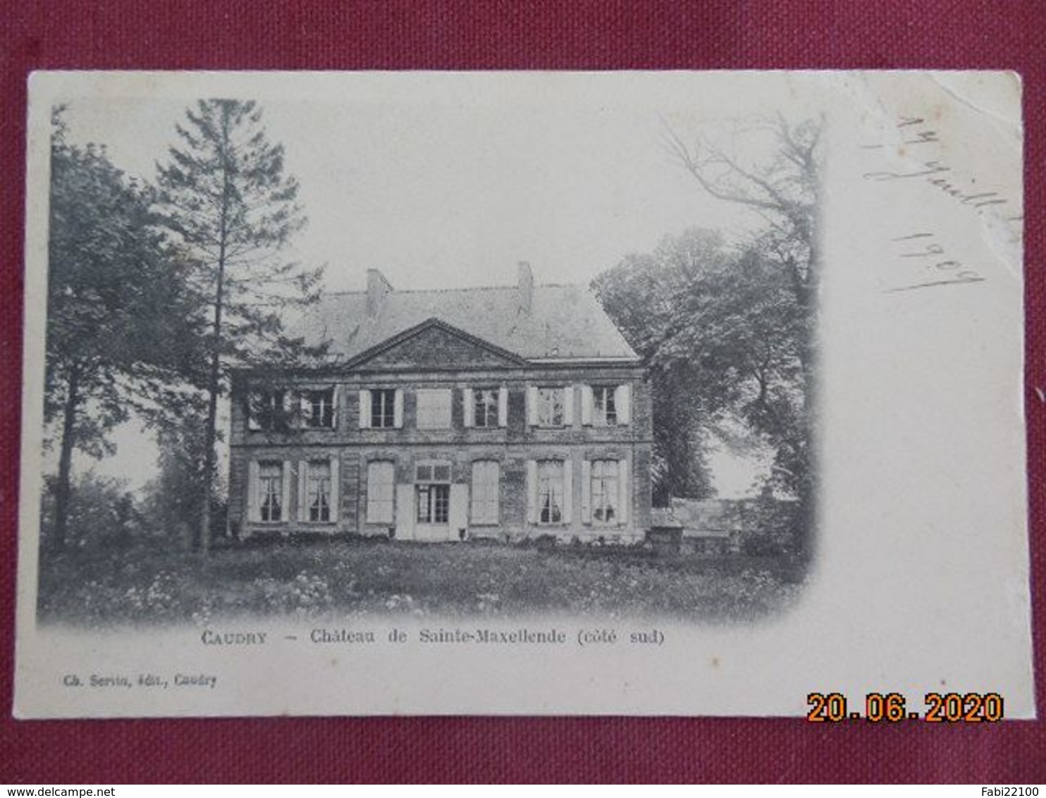 CPA - Caudry - Château De Sainte-Maxellende (côté Sud) - Caudry