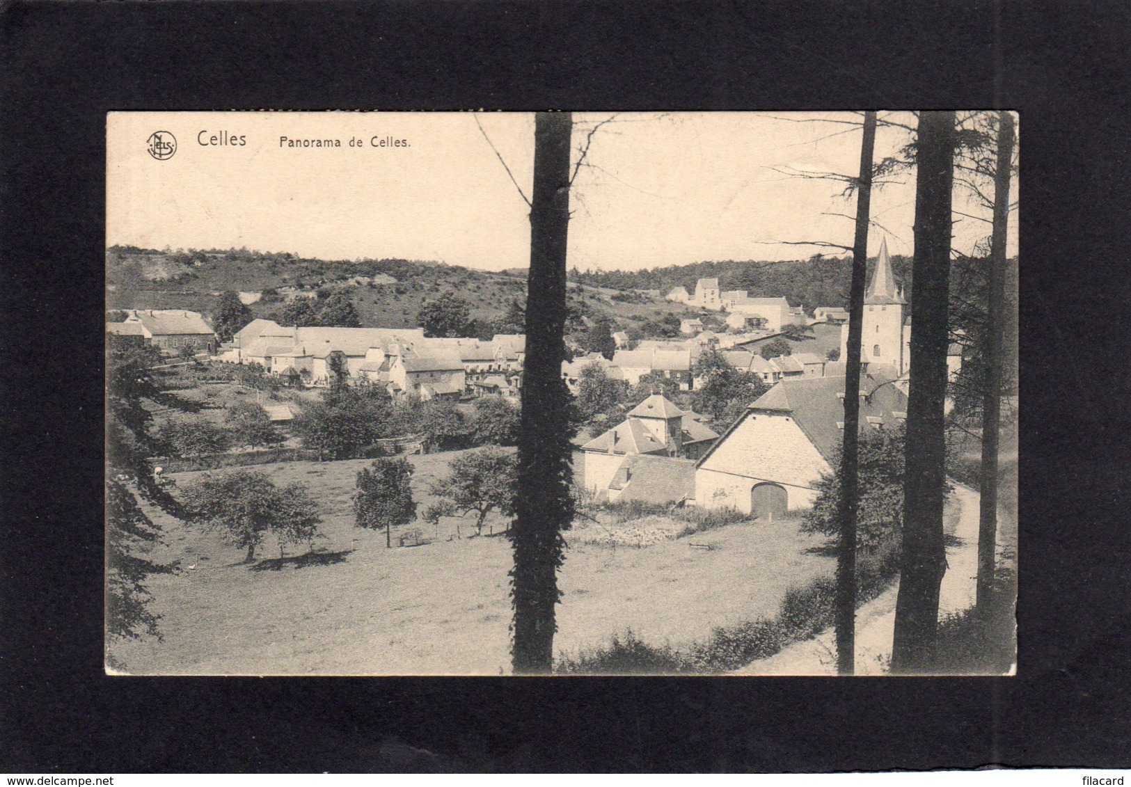 94971    Belgio,   Celles,  Panorama De Celles,  VG  1923 - Celles