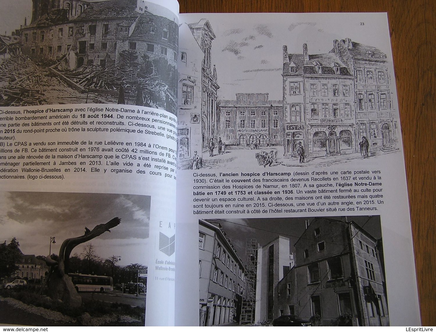 L' EVOLUTION ARCHITECTURALE DE NAMUR Volume 2 Régionalisme Guerre 40 45 Architecture Commerce Hopital Gare Citadelle