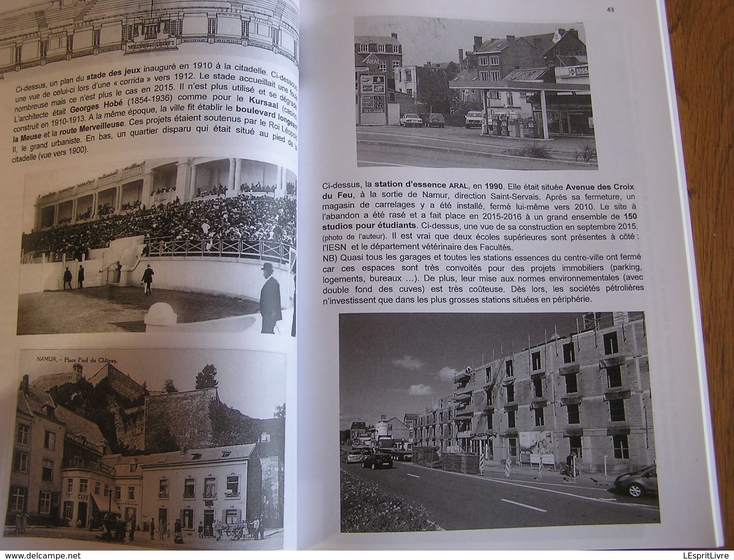 L' EVOLUTION ARCHITECTURALE DE NAMUR Volume 2 Régionalisme Guerre 40 45 Architecture Commerce Hopital Gare Citadelle