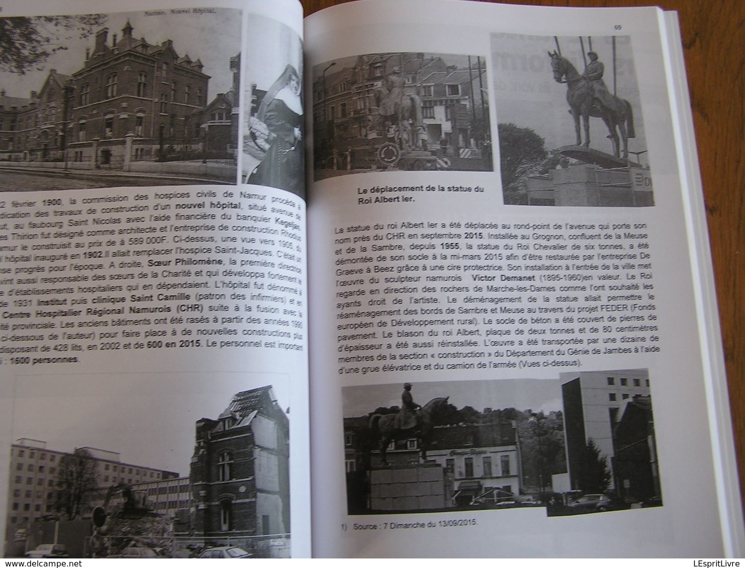 L' EVOLUTION ARCHITECTURALE DE NAMUR Volume 2 Régionalisme Guerre 40 45 Architecture Commerce Hopital Gare Citadelle