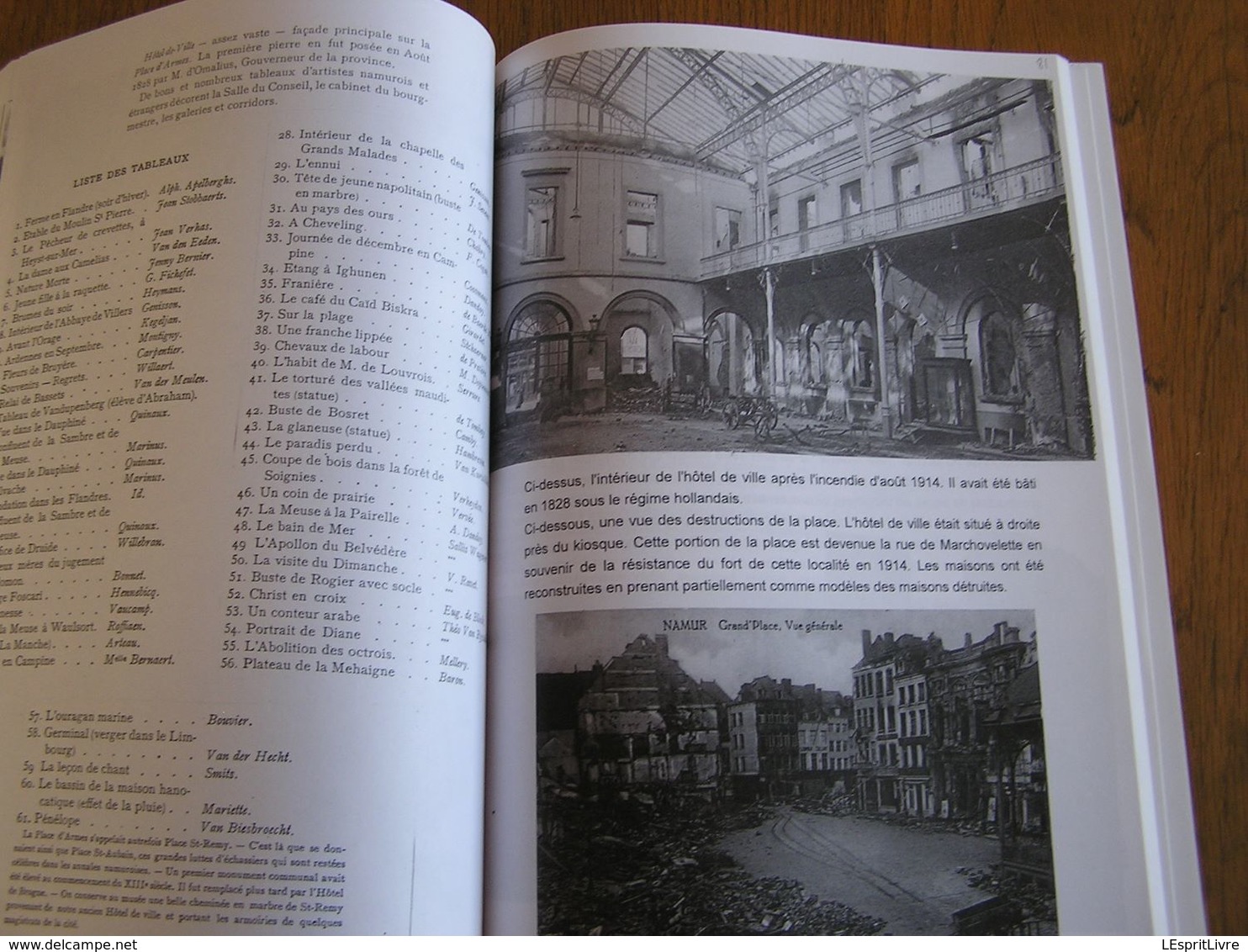 L' EVOLUTION ARCHITECTURALE DE NAMUR Volume 2 Régionalisme Guerre 40 45 Architecture Commerce Hopital Gare Citadelle