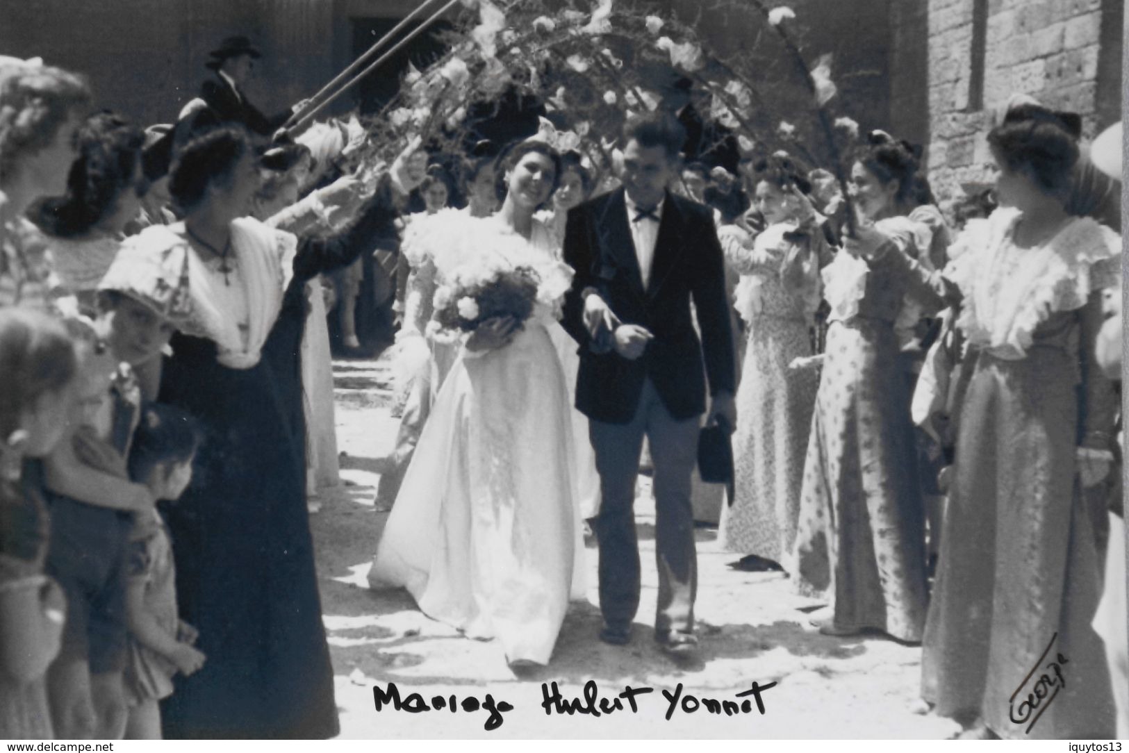 Photo George Arles - A Confirmer - Mariage D'Hubert Yonnet à L'Eglise De La Major à Arles - TBE - Bateaux