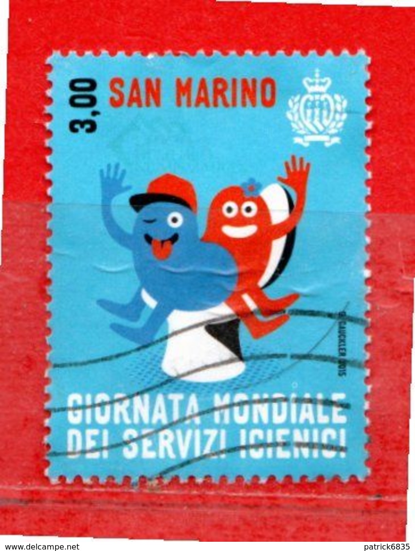 S.Marino ° 2015 -  Giornata Mondiale Dei Servizi Igienici. Unif. 2480.  Usato - Gebruikt