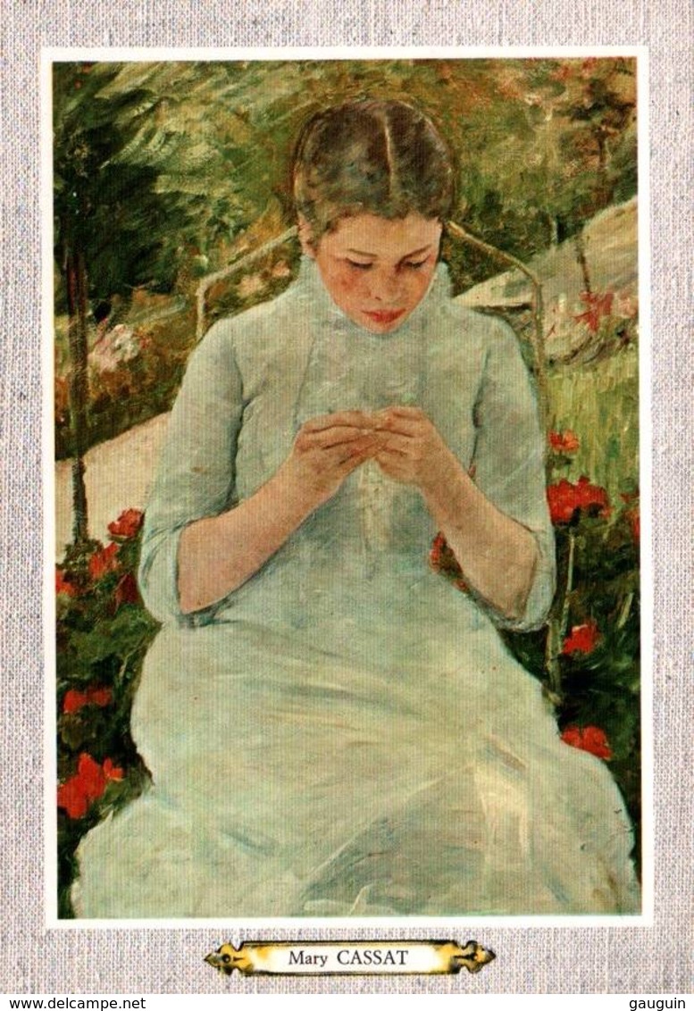 CPM - MARY CASSATT (né à Allegheny / USA) - FEMME COUSANT ... - Edition Cecami - Musées