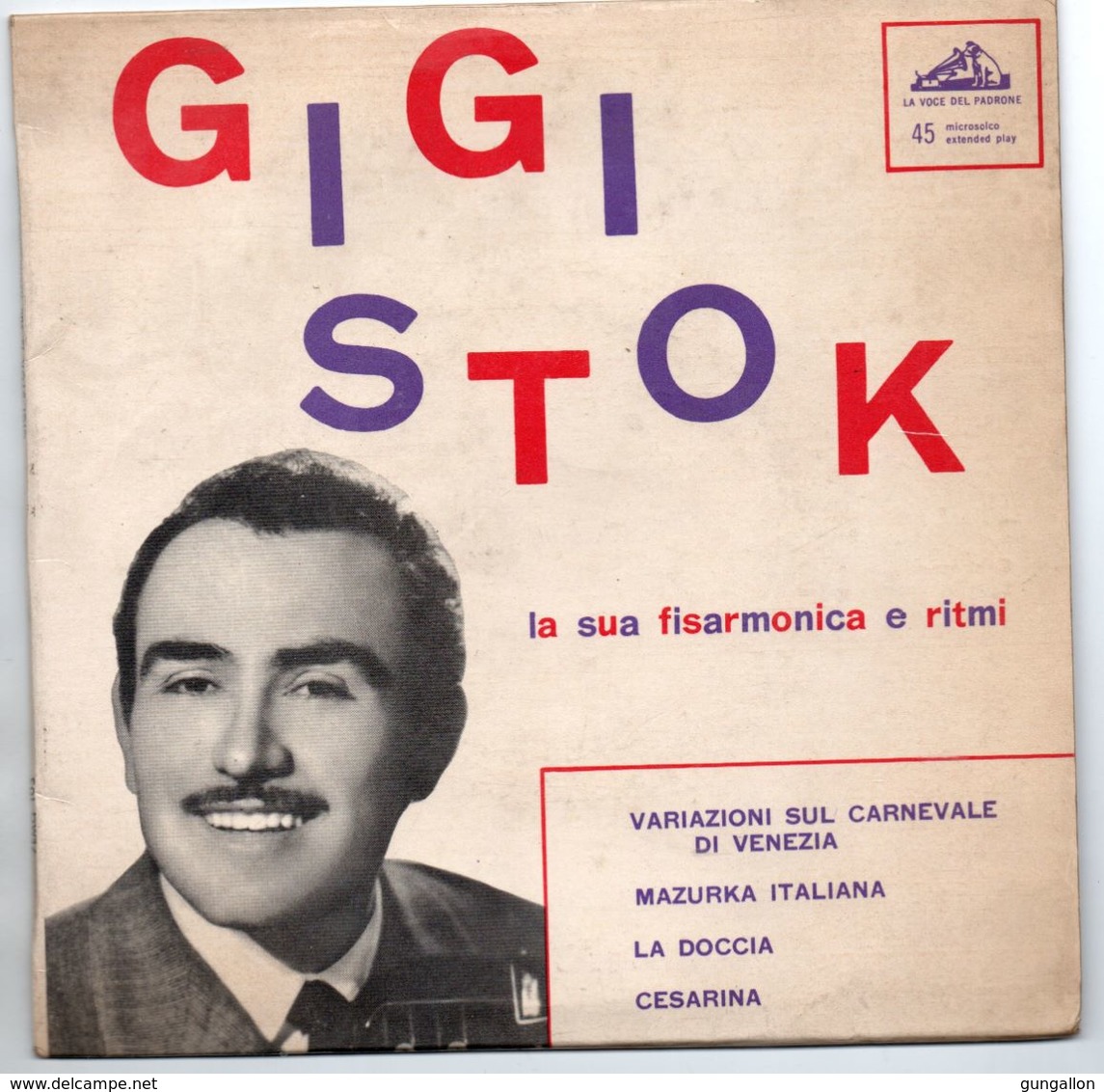 Gigi Stok(1959)  "Mazurka Italiana  -  La Doccia  -  Cesarina" - Instrumentaal