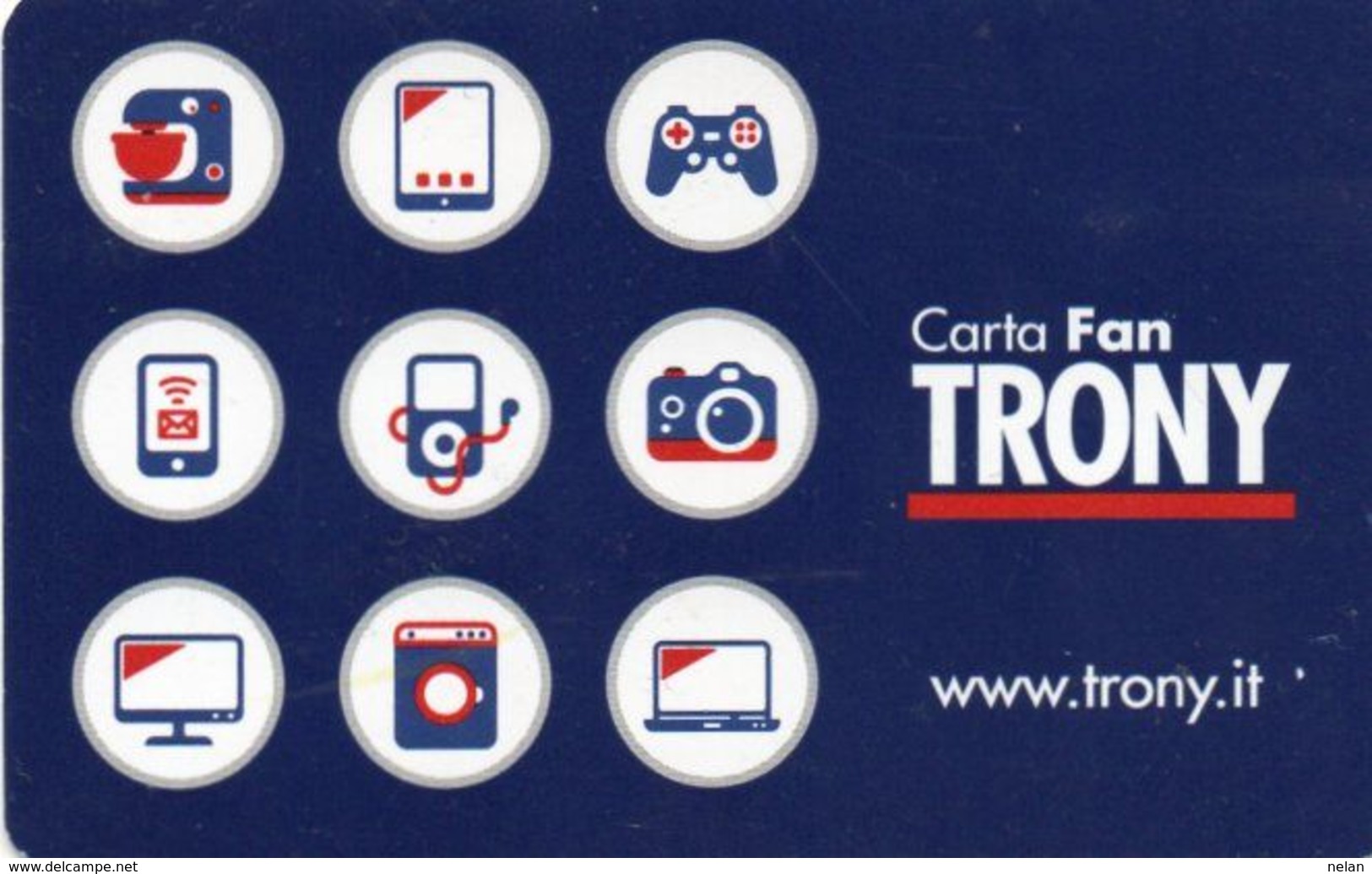 CARTA FAN TRONY  CARD - Altri & Non Classificati