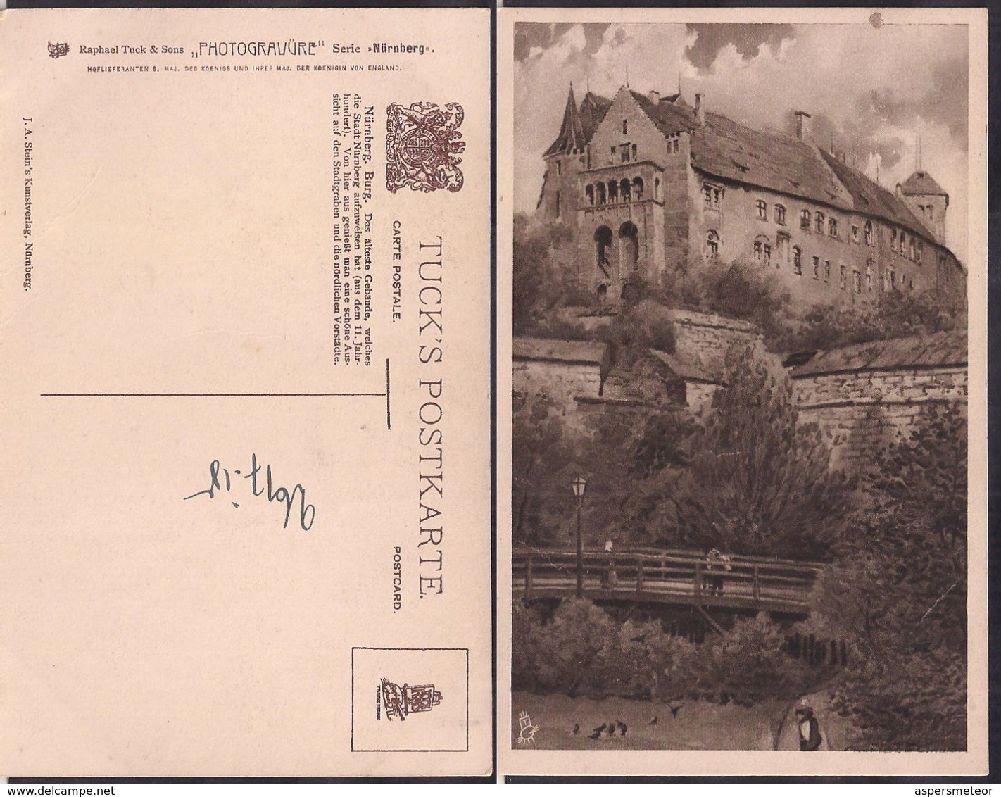 Nürnberg - Tuck's Postkarte - Das Alteste Gebäude - Circa 1918 - Non Circulee - Cygnus - Nürnberg