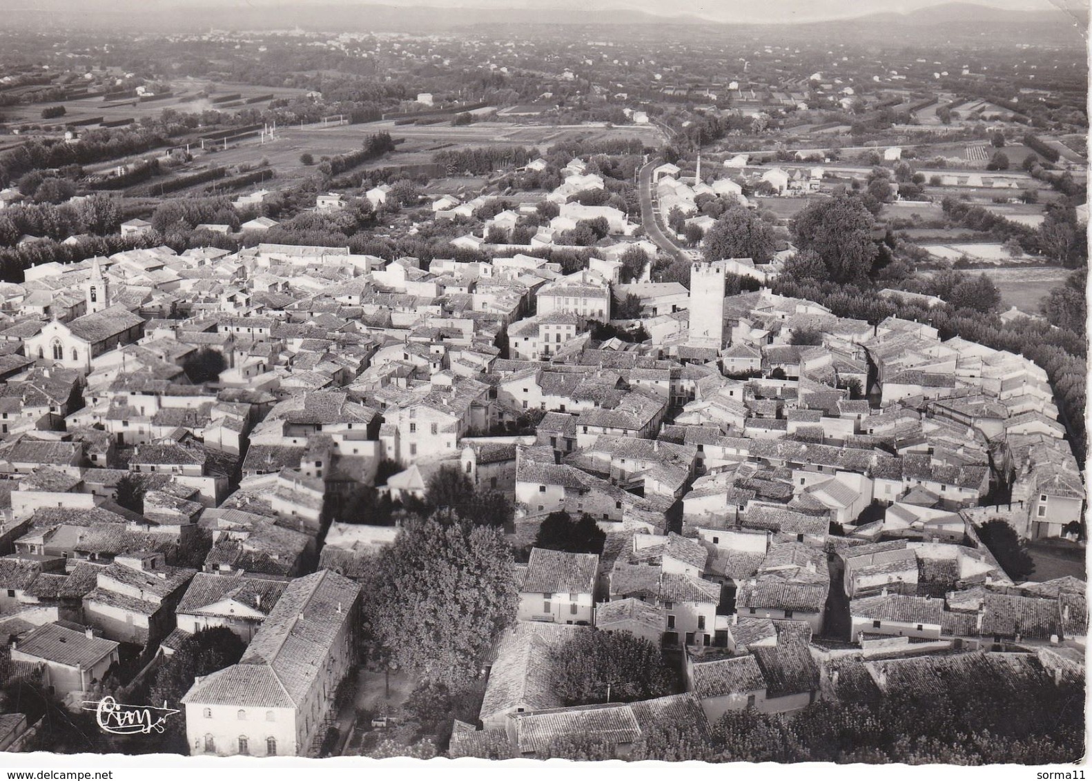 CPSM MONTEUX 84 Vue Aérienne - Monteux