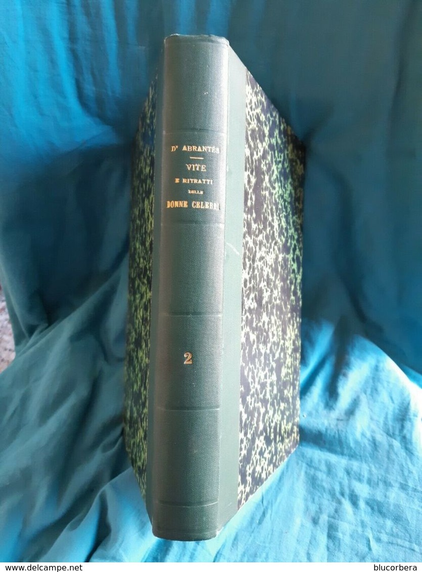 SOFONISBA ANGUISCIOLA 1836 VITE E RITRATTI DELLE DONNE CELEBRI MILANO IN 8^ RIL.CART. - Libri Antichi