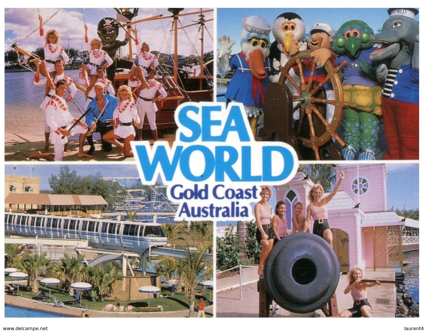 (A 70 Australia - QLLD - Sea World - Gold Coast (with Monorail Train) - Gold Coast