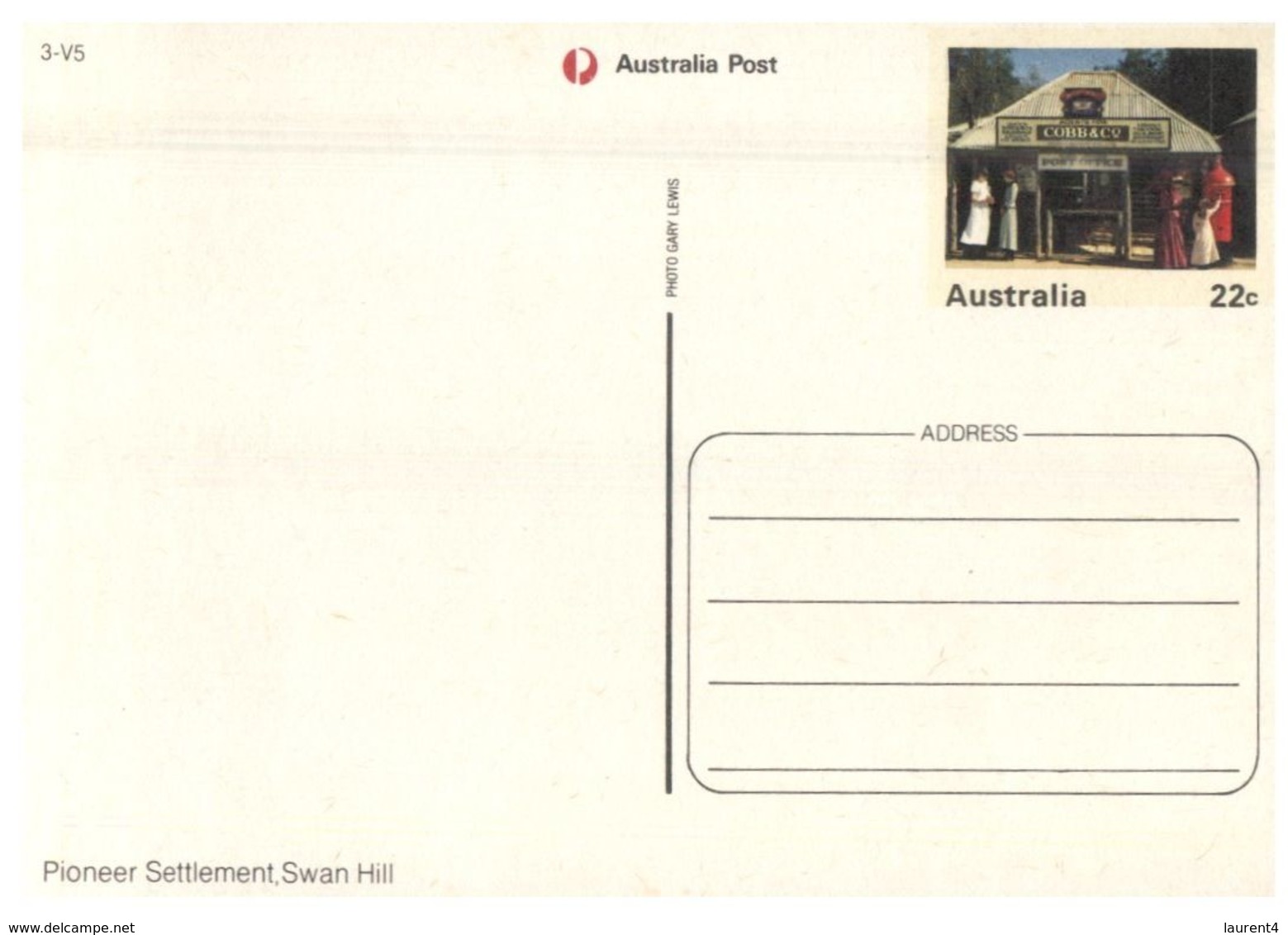 (A 8) Australia - VIC - Swan Hill Cobb & Co Post Office (post Office Edited Card 1970's) - Swan Hill