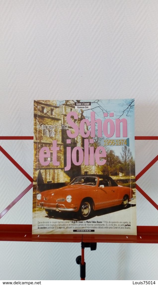 Coupure De Presse Automobile Volkswagen Karmann-Ghia Type 1 - Voitures