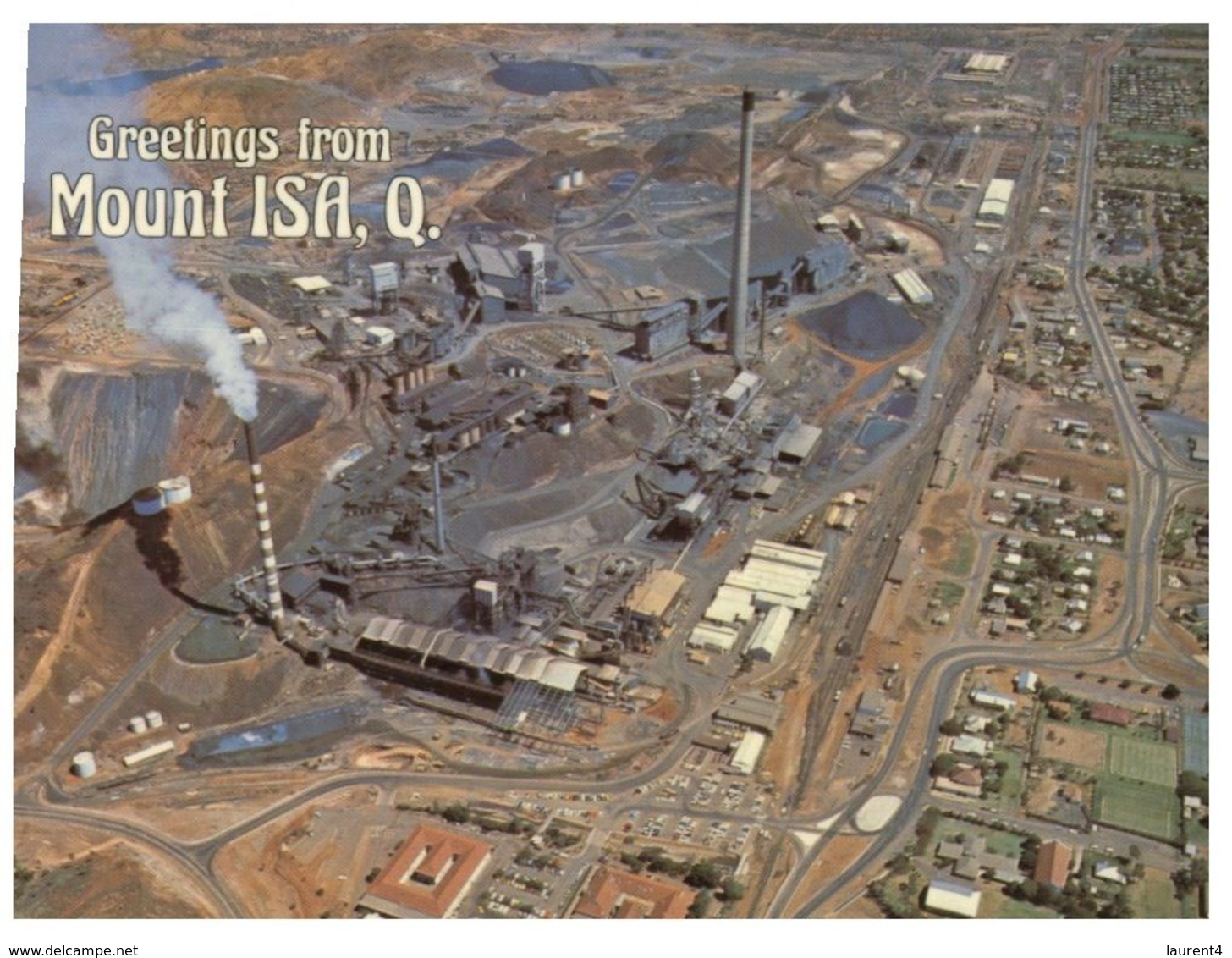 (A 9) Australia - QLD - Mt Isa Lead Smelter Stack (270 Mt) - Far North Queensland