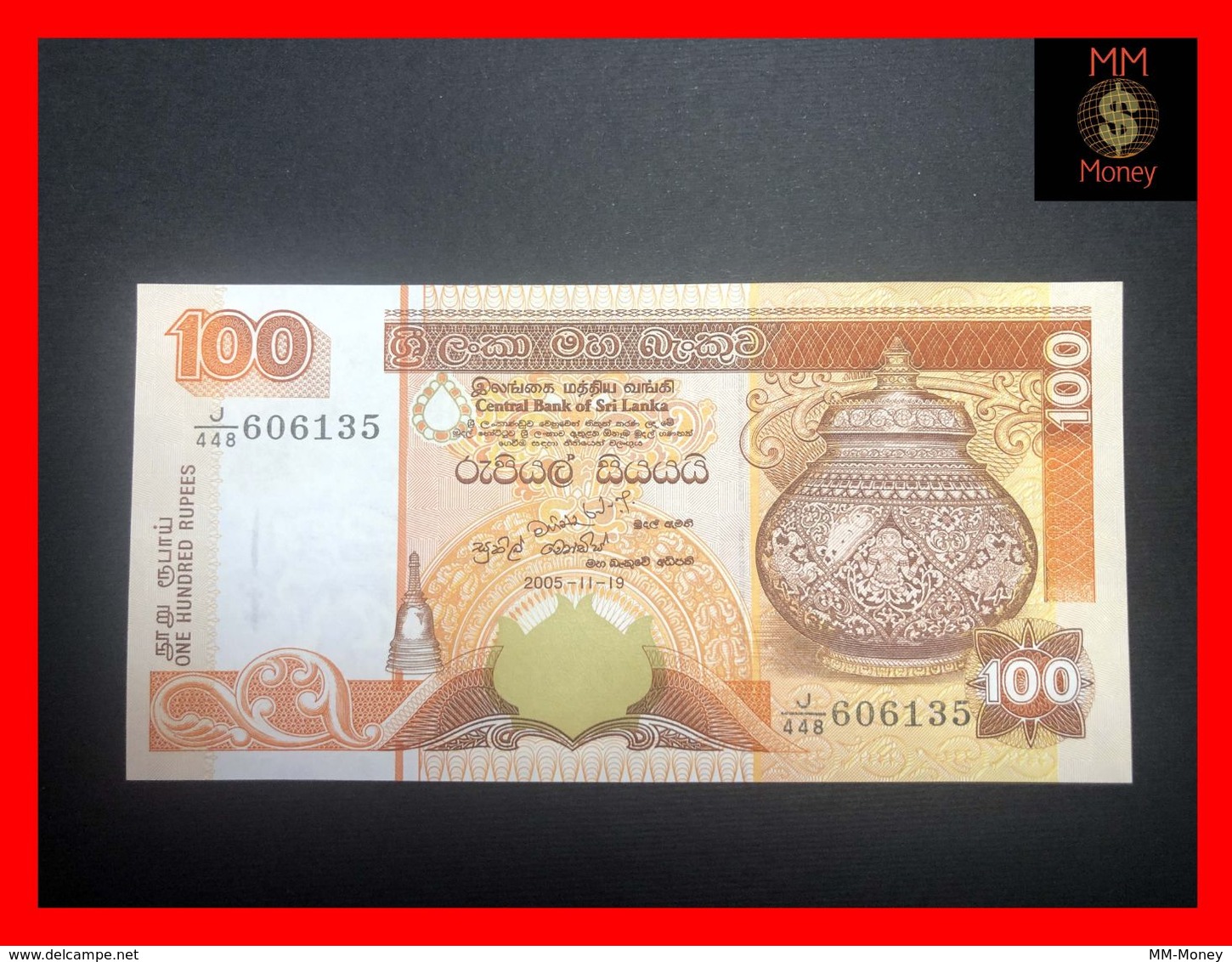 Ceylon - Sri Lanka  100 Rupees 19.11.2005  P. 111 UNC - Sri Lanka