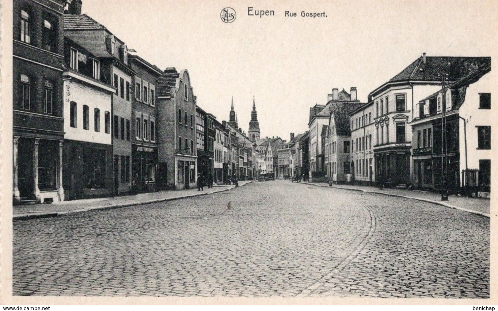 CPA NELS - EUPEN - RUE GOSPERT - EDIT. L. FRANSSEN, MEMBACH - Eupen