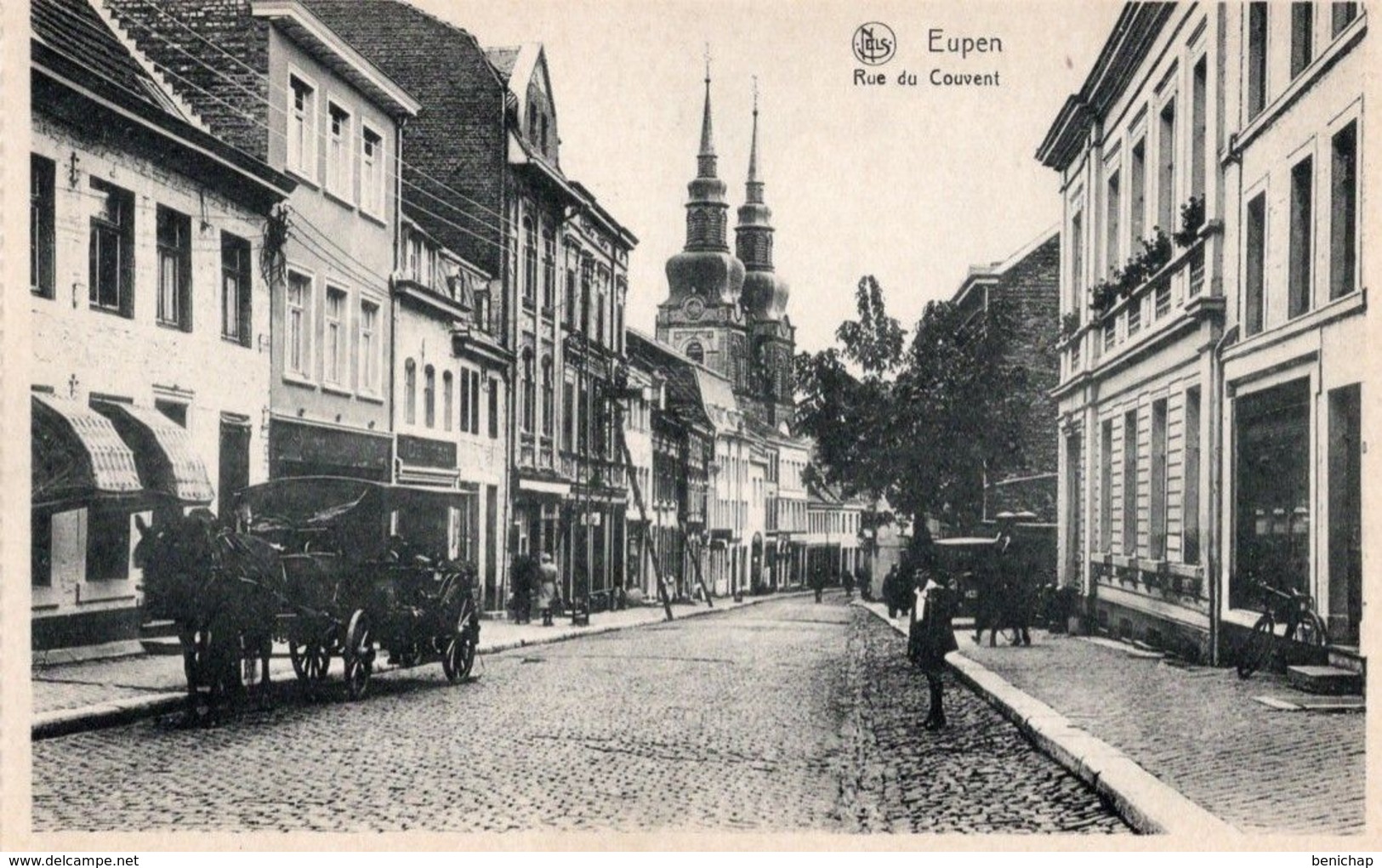 CPA NELS - EUPEN - RUE DU COUVENT- EDIT. L. FRANSSEN, MEMBACH - Eupen