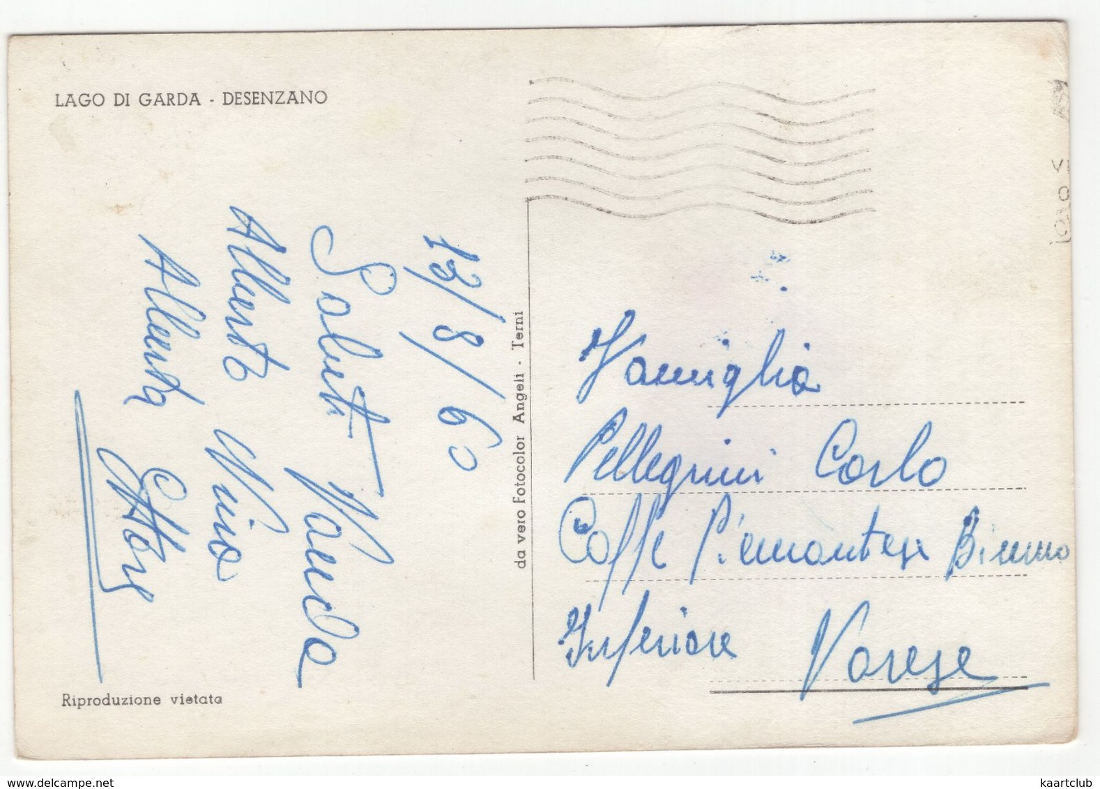 Lago Di Garda: 5x AUTOBUS / COACH - Desenzano - (Italia) - 1960 - Voitures De Tourisme