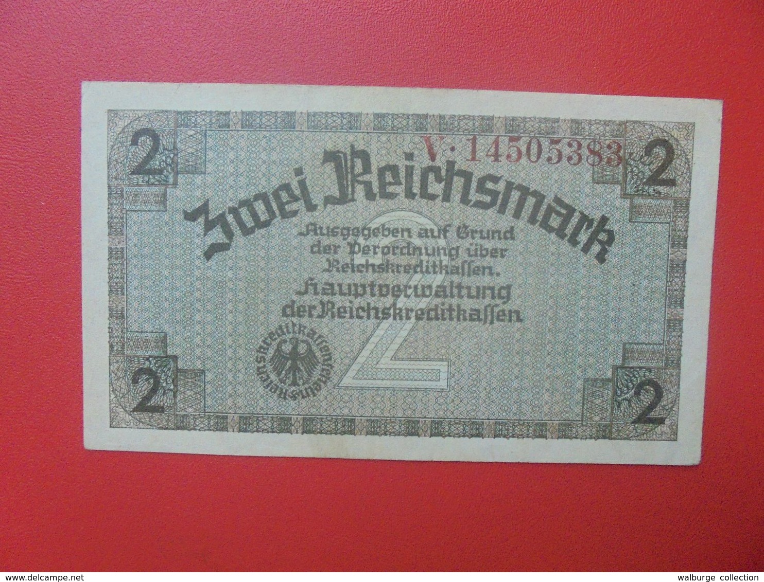 Reichskreditkassen(Territoires Occupés) 2 Reichsmark ND (1940-45) Circuler (B.14) - 2° Guerre Mondiale