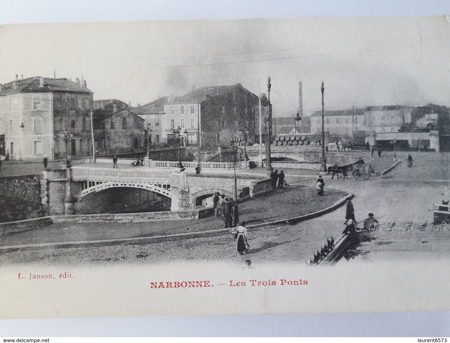 Carte Postale De Narbonne, Les Trois Ponts, « 12» Fresh - Narbonne