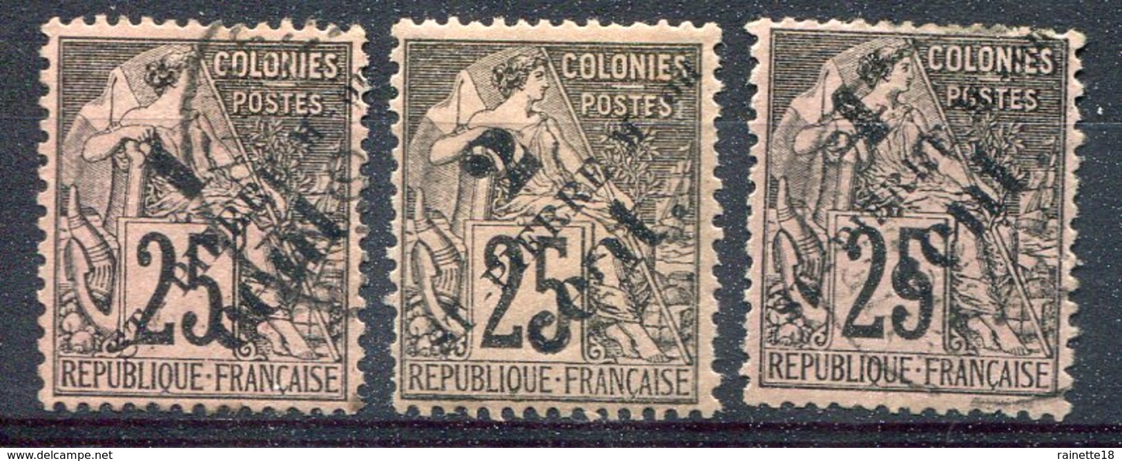 Saint Pierre Et Miquelon      37-40-42 Oblitérés - Used Stamps