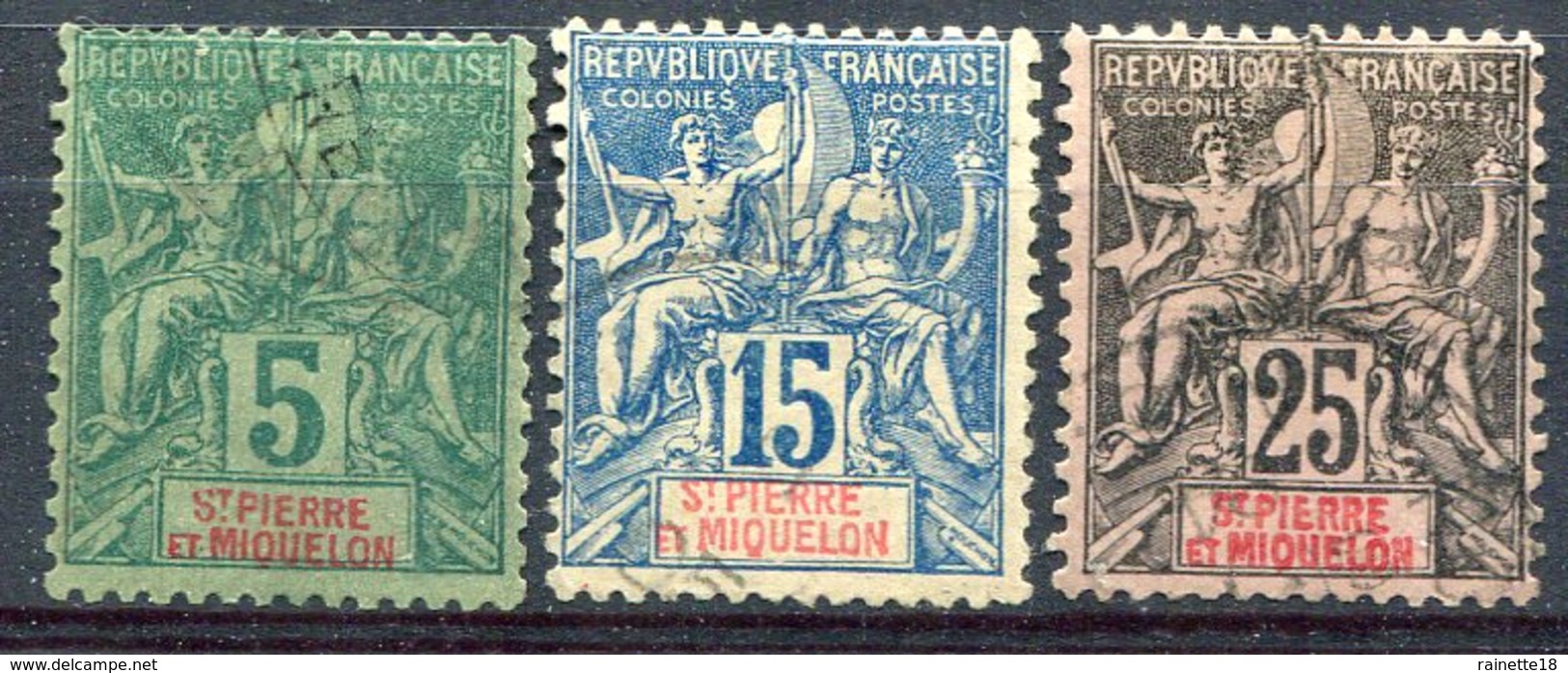 Saint Pierre Et Miquelon   Divers   Oblitérés - Used Stamps