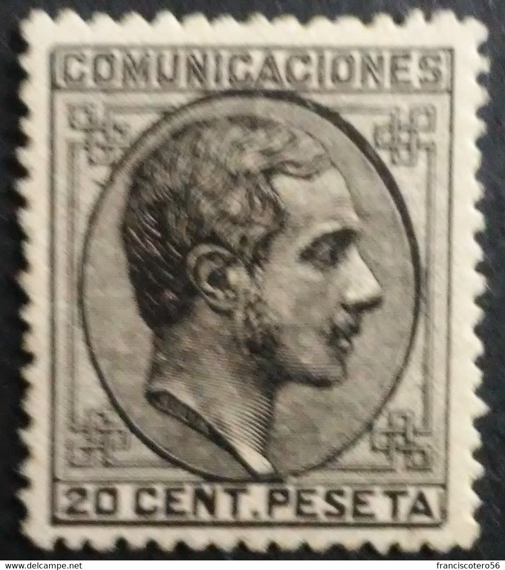 España: Año. 1878 - ( Rey Alfonso XII - Lujo, Certificado. COMEX ) Den. 14 - De Peine. - Unused Stamps