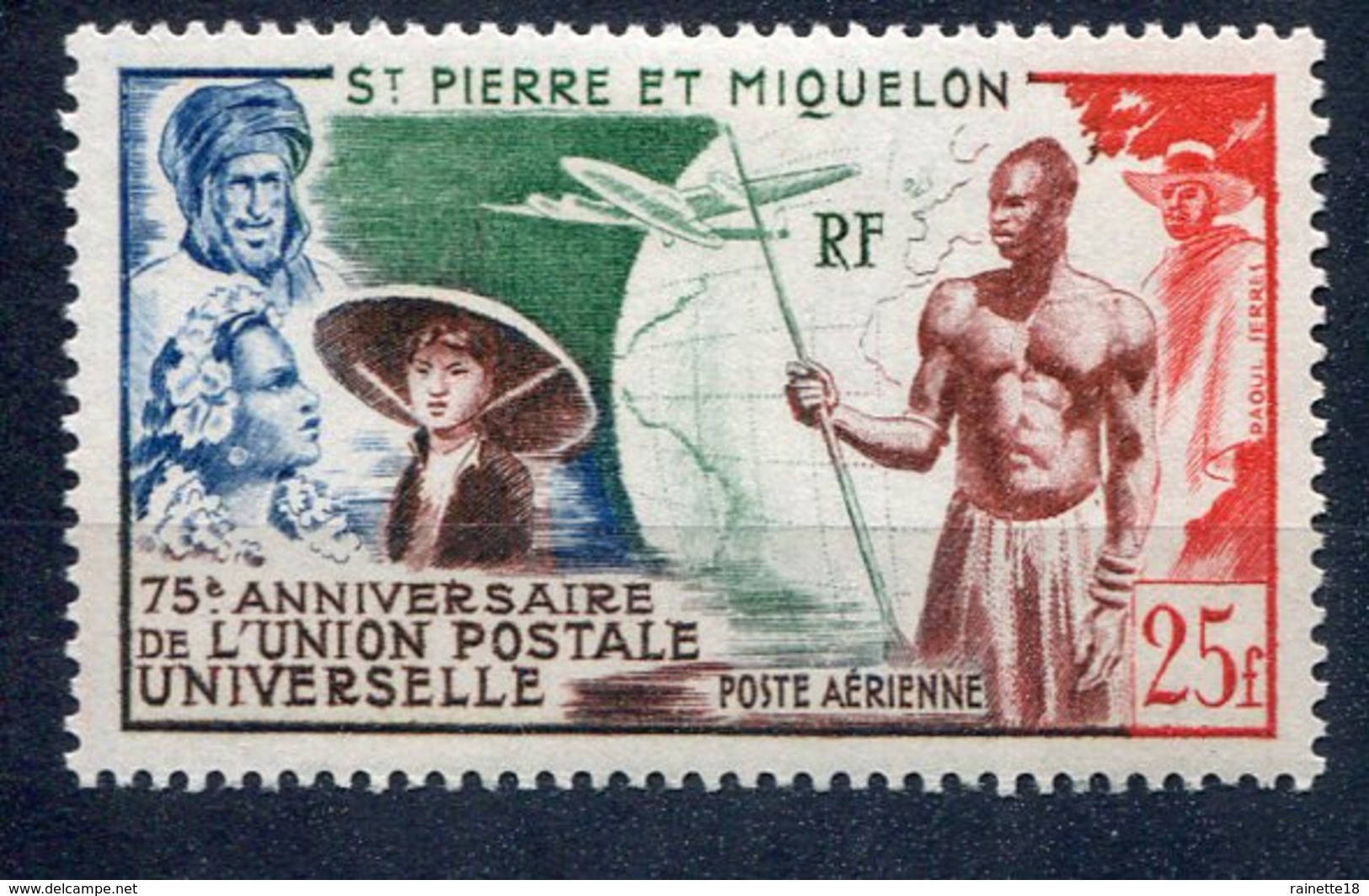 Saint Pierre Et Miquelon     PA   21 ** - Unused Stamps