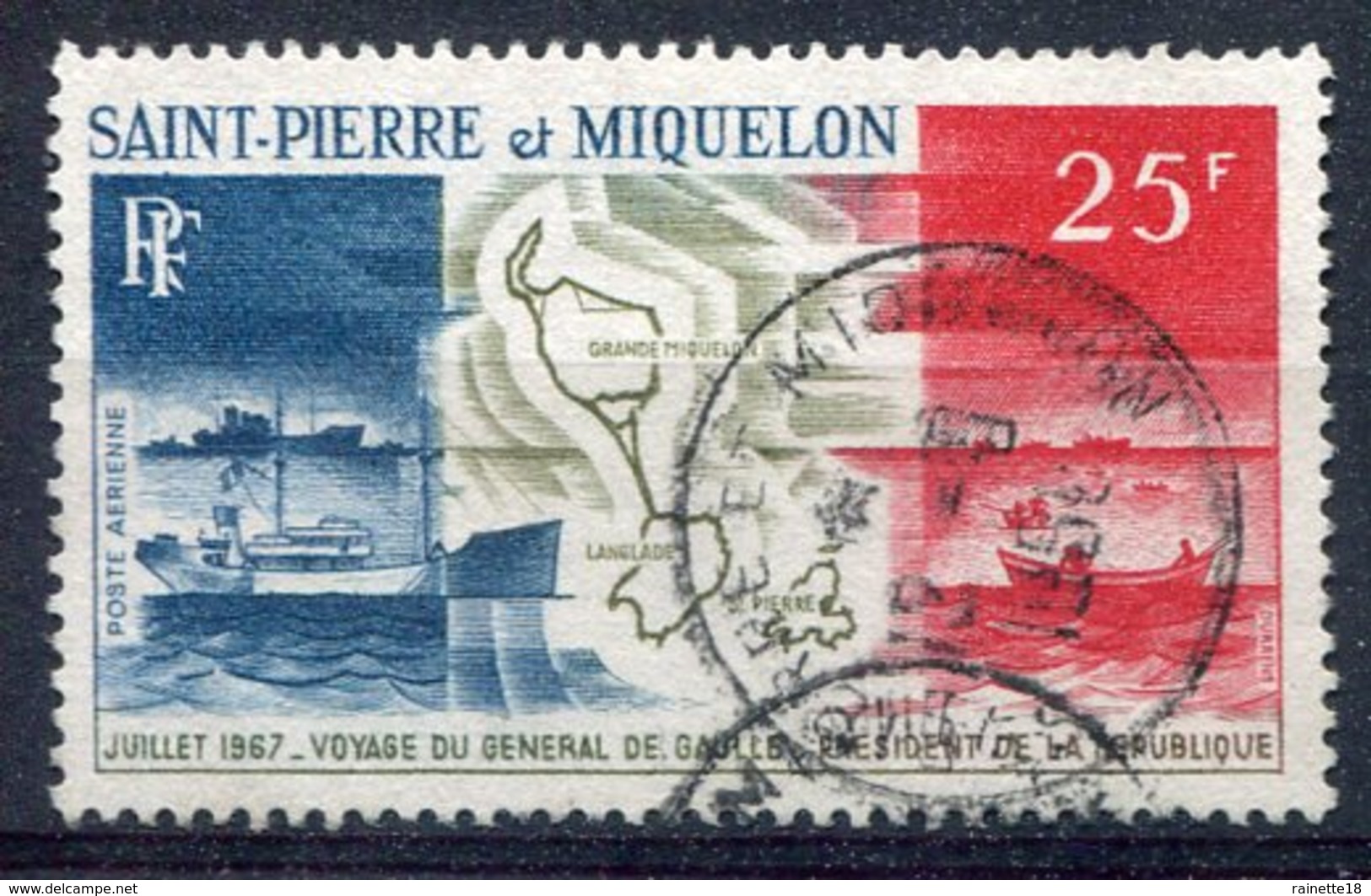 Saint Pierre Et Miquelon     PA  38 Oblitéré - Gebraucht