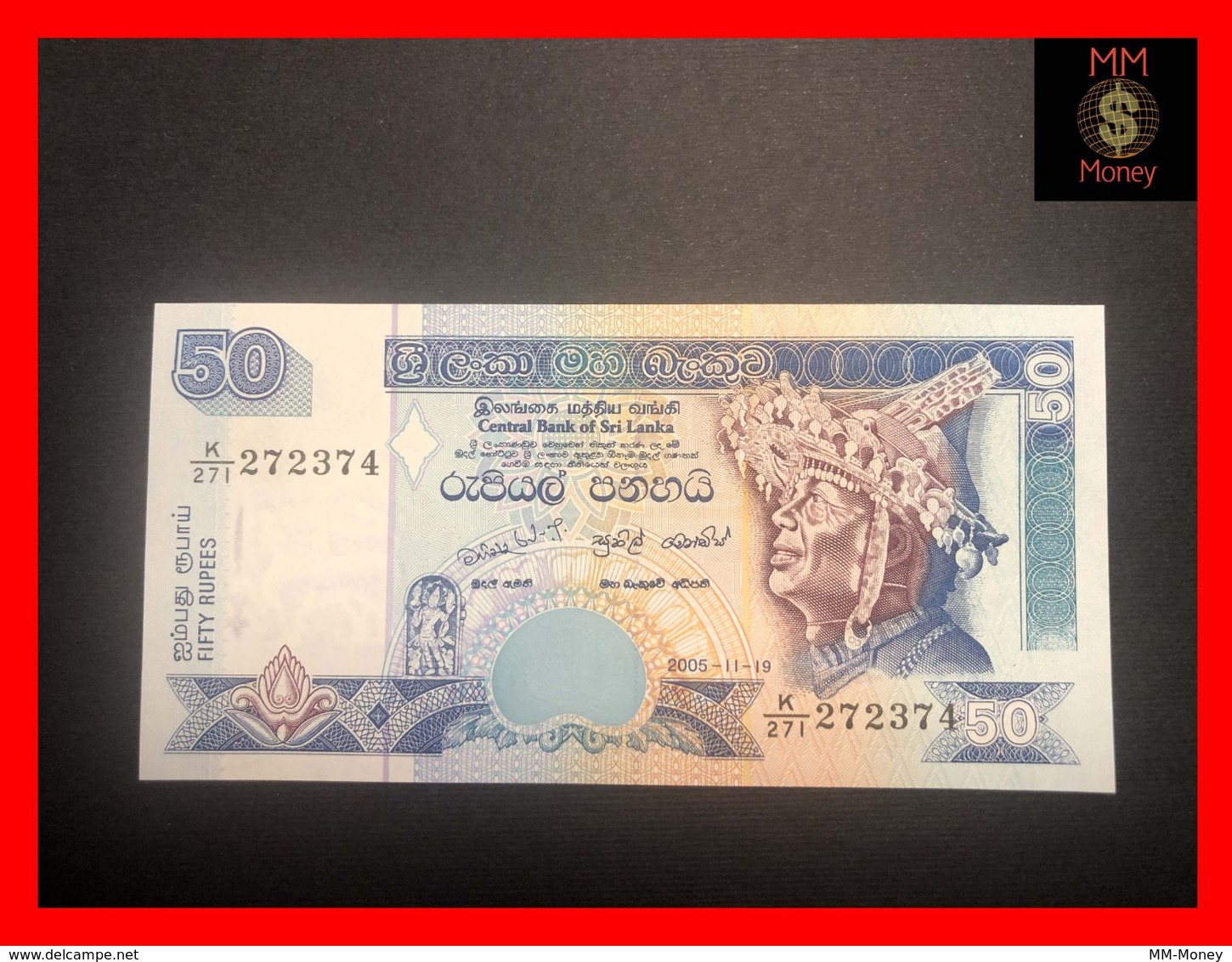 Ceylon - Sri Lanka  50 Rupees  19.11.2005  P. 110 UNC - Sri Lanka