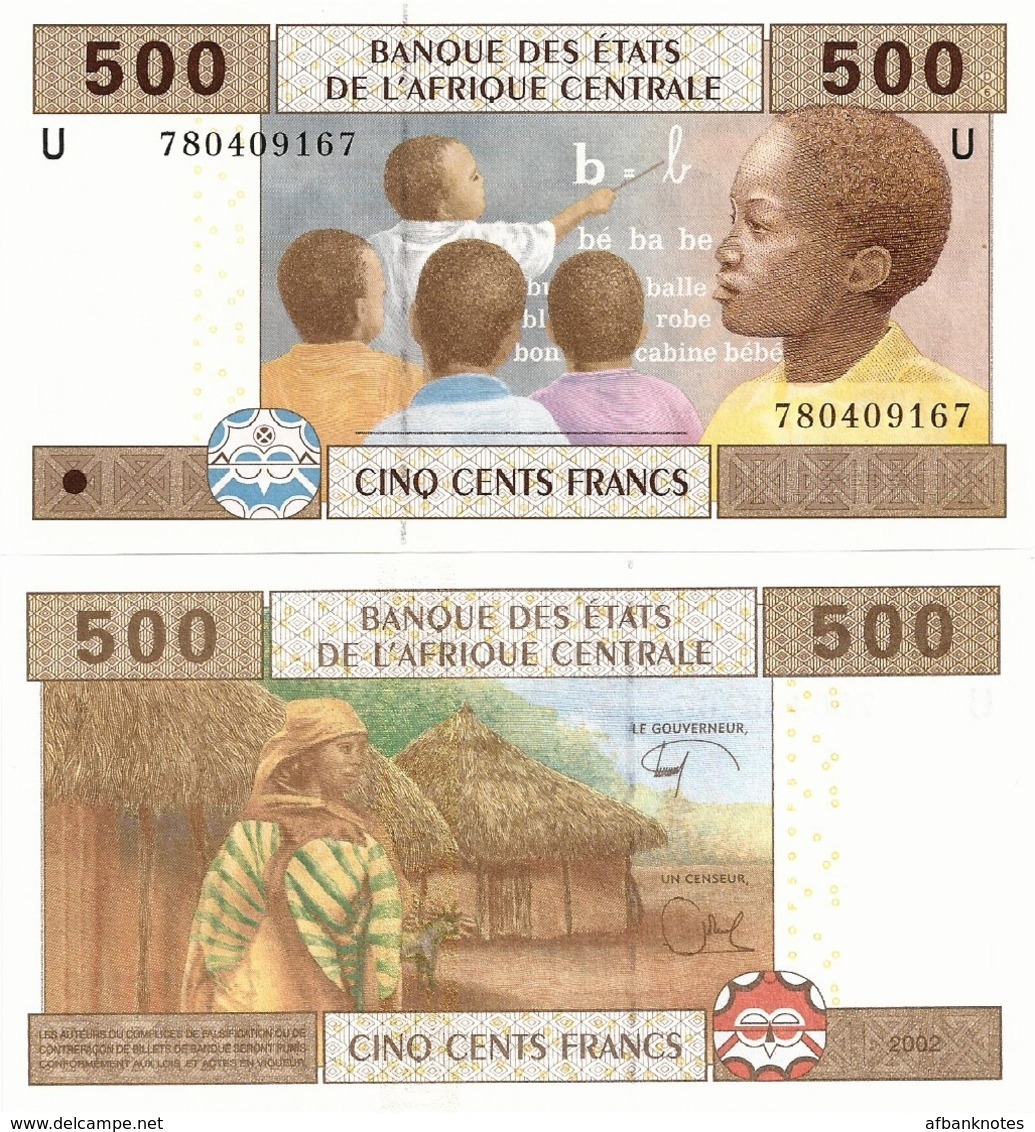 CENTRAL AFRICAN STATES   U: Cameroon    500 Francs      P-206Ue       2002 (2017)     UNC - Zentralafrikanische Staaten