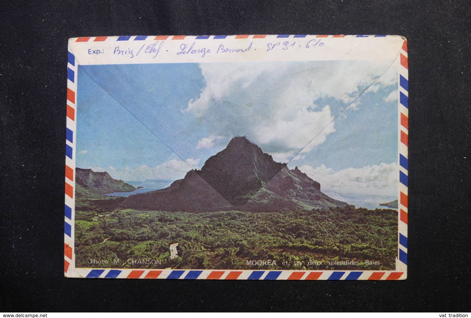 POLYNÉSIE - Enveloppe Touristique De Papeete Pour La France En 1976, Affranchissement Plaisant - L 64035 - Lettres & Documents