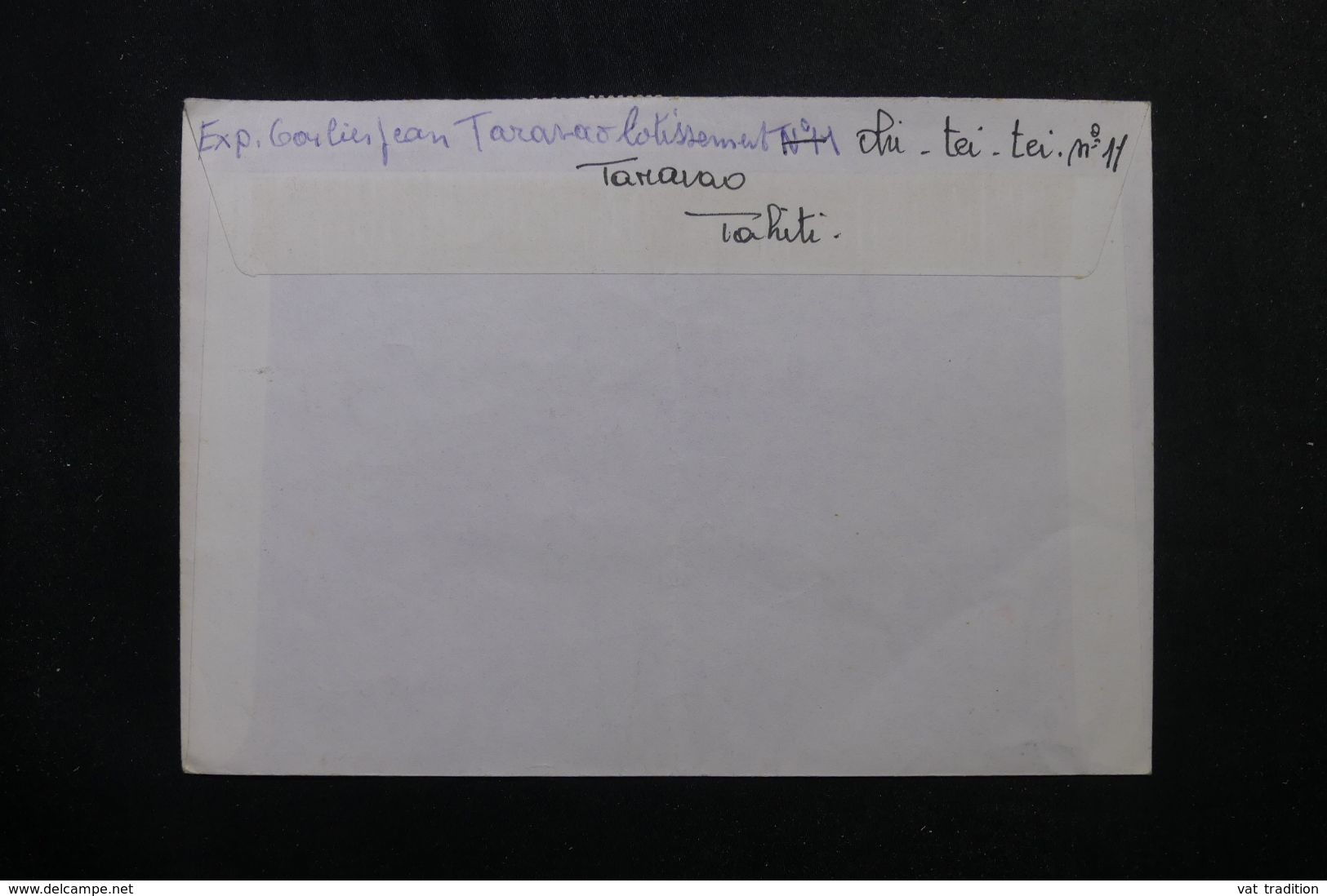 POLYNÉSIE - Affranchissement Plaisant De Taravao Sur Enveloppe En 1990 Pour Reims - L 64036 - Storia Postale