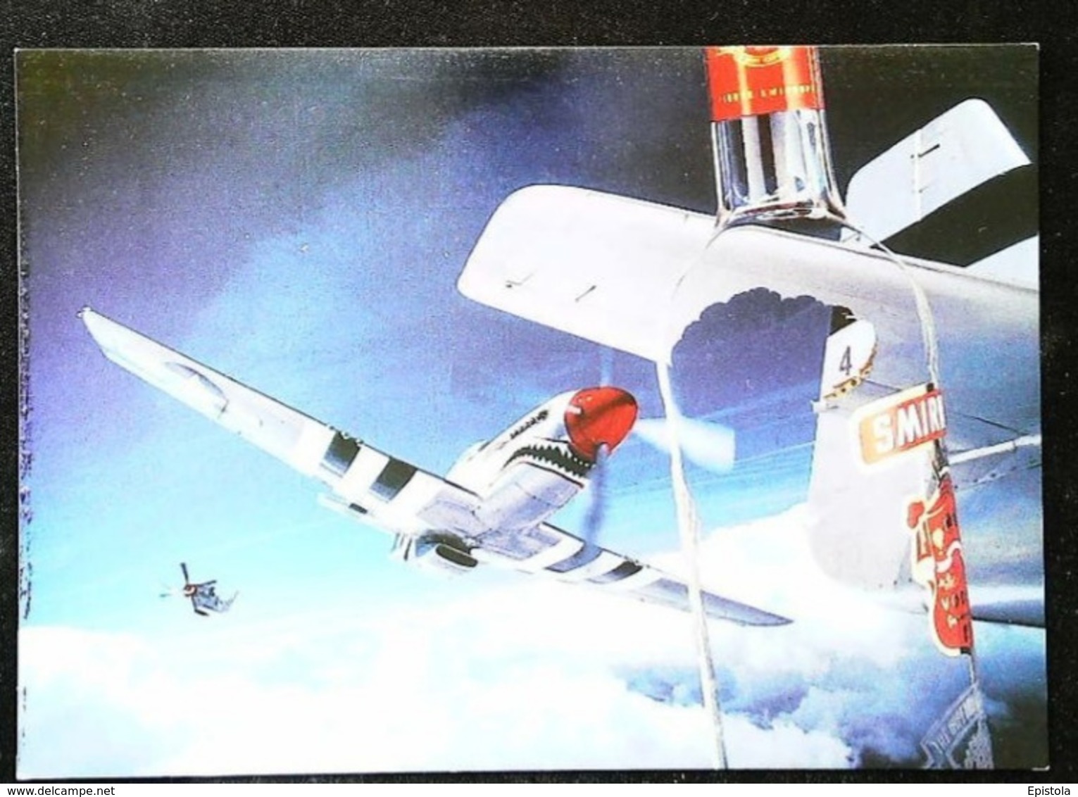 Carte Postale Bouteille VODKA SMIRNOFF - Russian Revelation (Avion Aircraft Flugzeug) - Autres & Non Classés