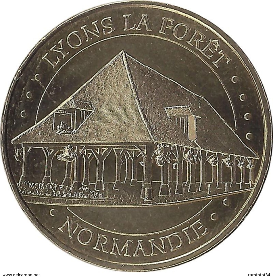 2015 MDP329 - LYONS-LA-FORÊT - La Halle  / MONNAIE DE PARIS - 2015