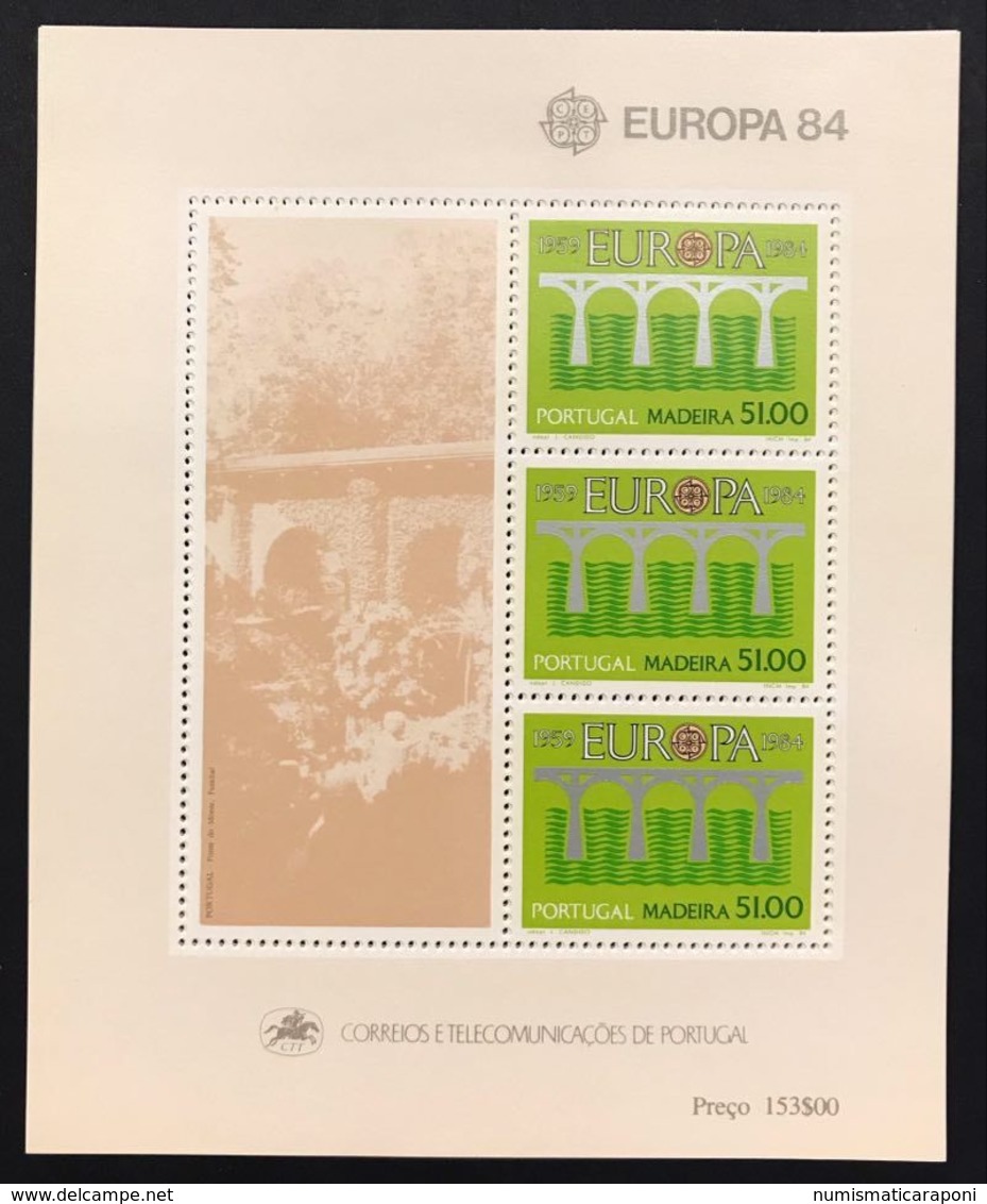 Portogallo Madeira 1984  Europa Cept 1984 Foglietti Set - Local Post Stamps